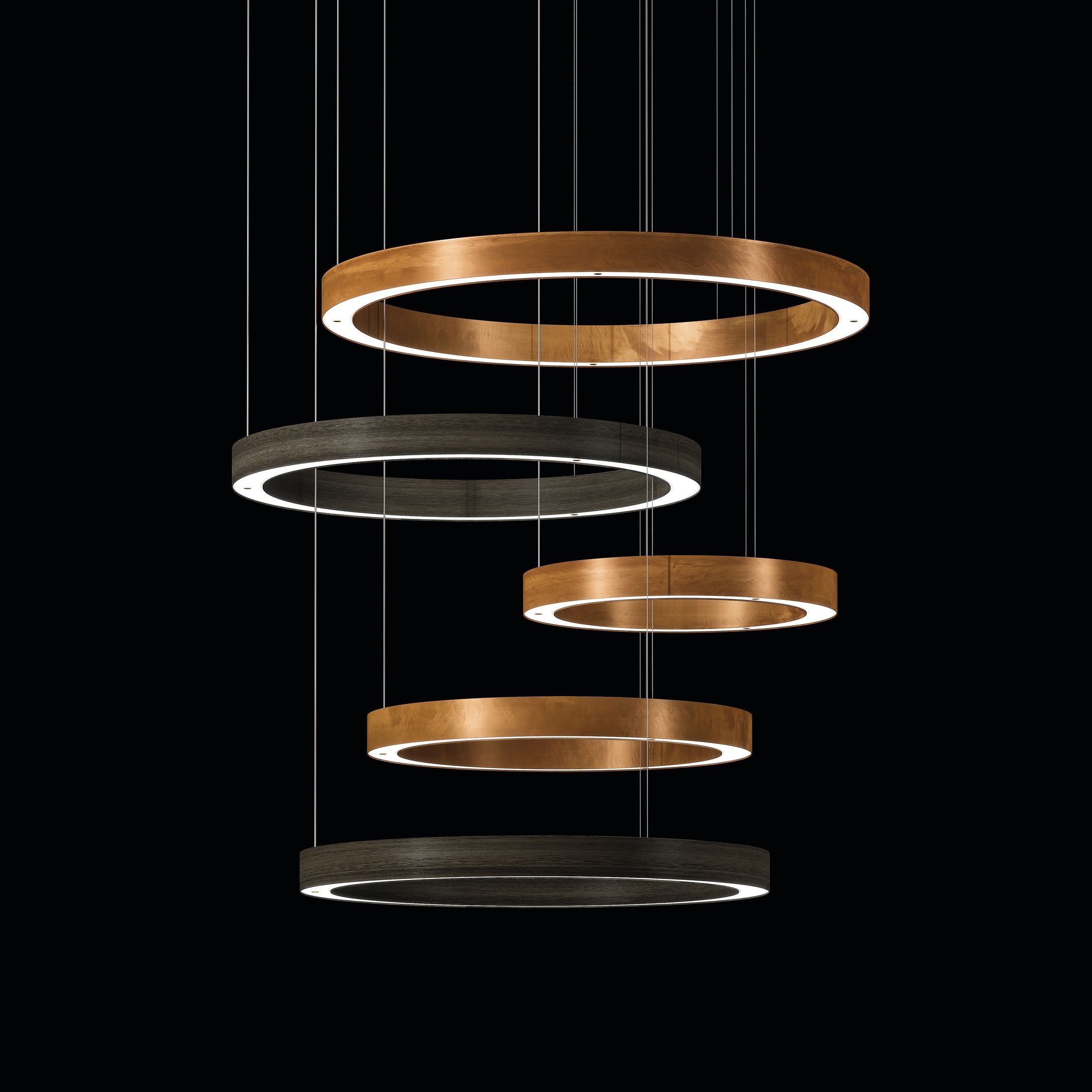 Display product Light 5 Ring Multimateric from manufacturer HENGE