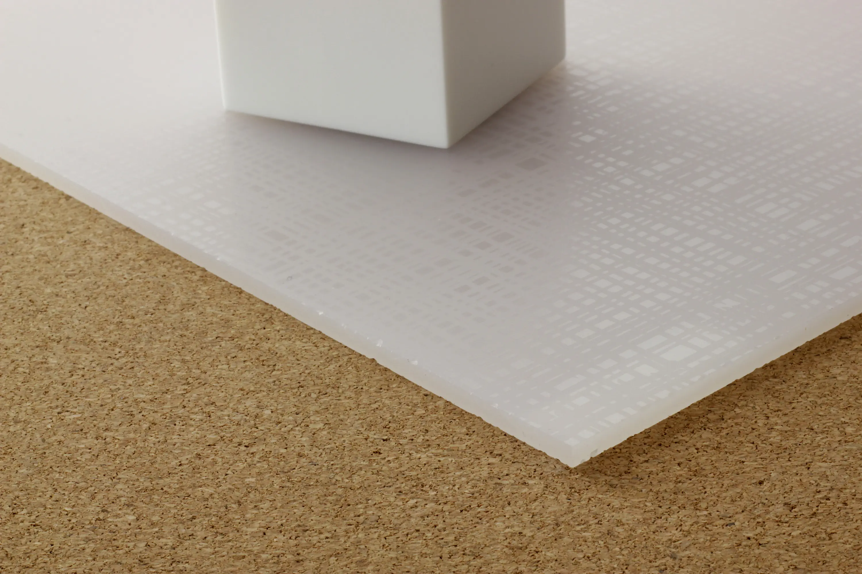 selected by Materials Council - Translucent cast acrylic sheet, textured