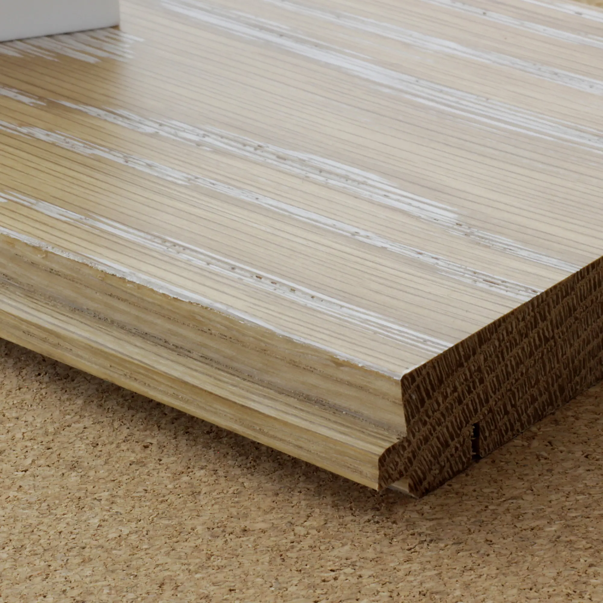 selected by Materials Council - Pigmented brushed solid oak flooring