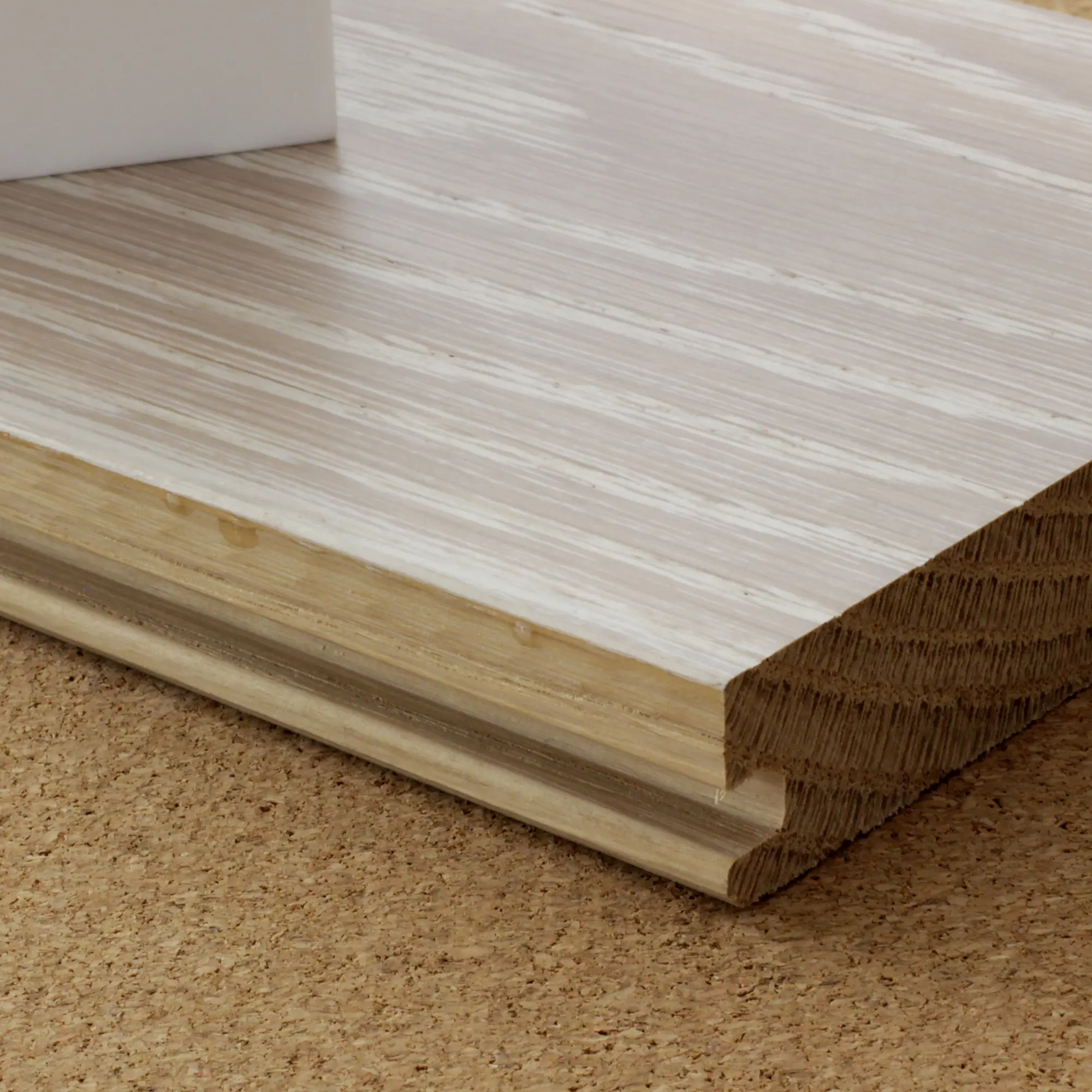 selected by Materials Council - Pigmented brushed solid oak flooring