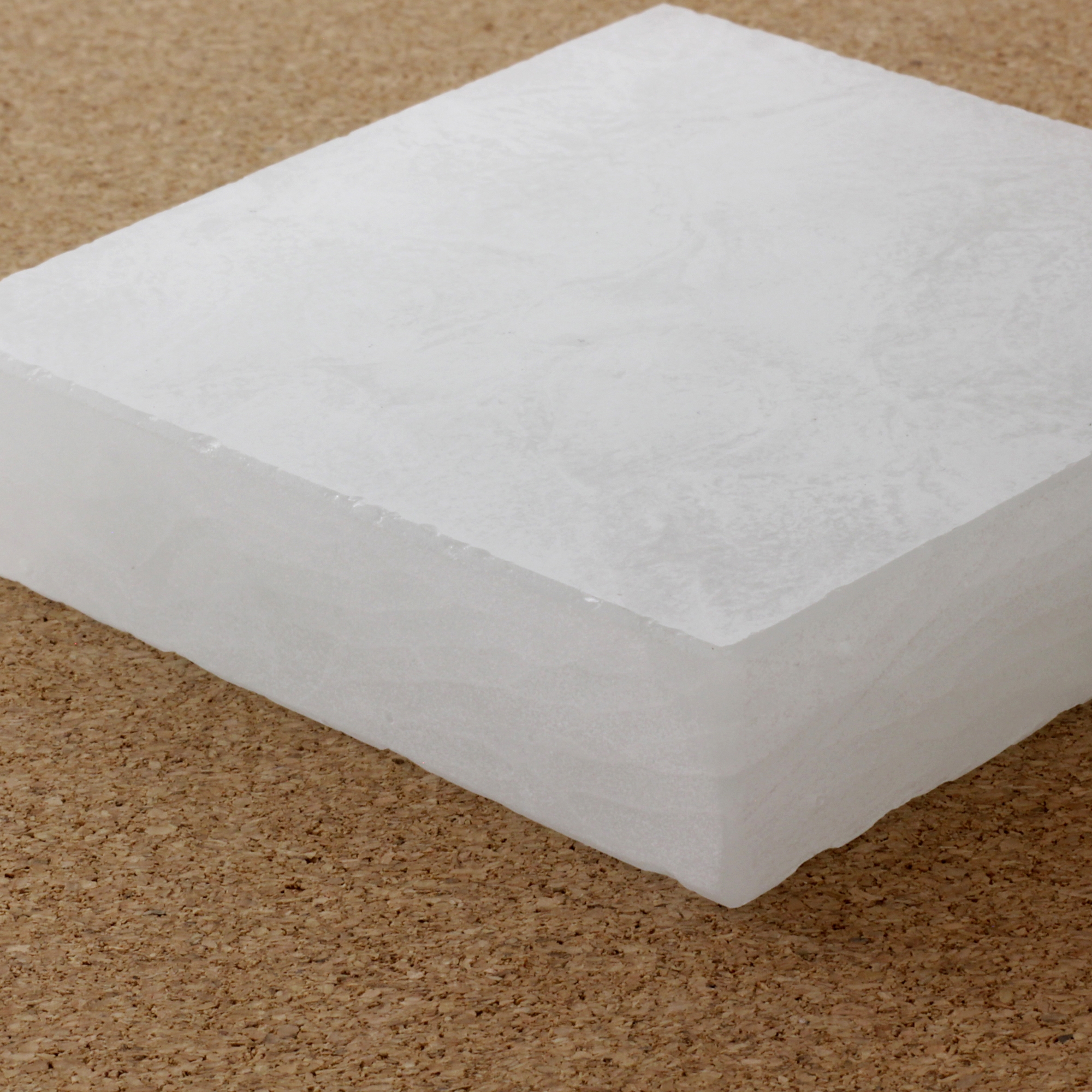 Display product 20mm 100% Post consumer recycled glass ceramic, hammered from manufacturer selected by Materials Council