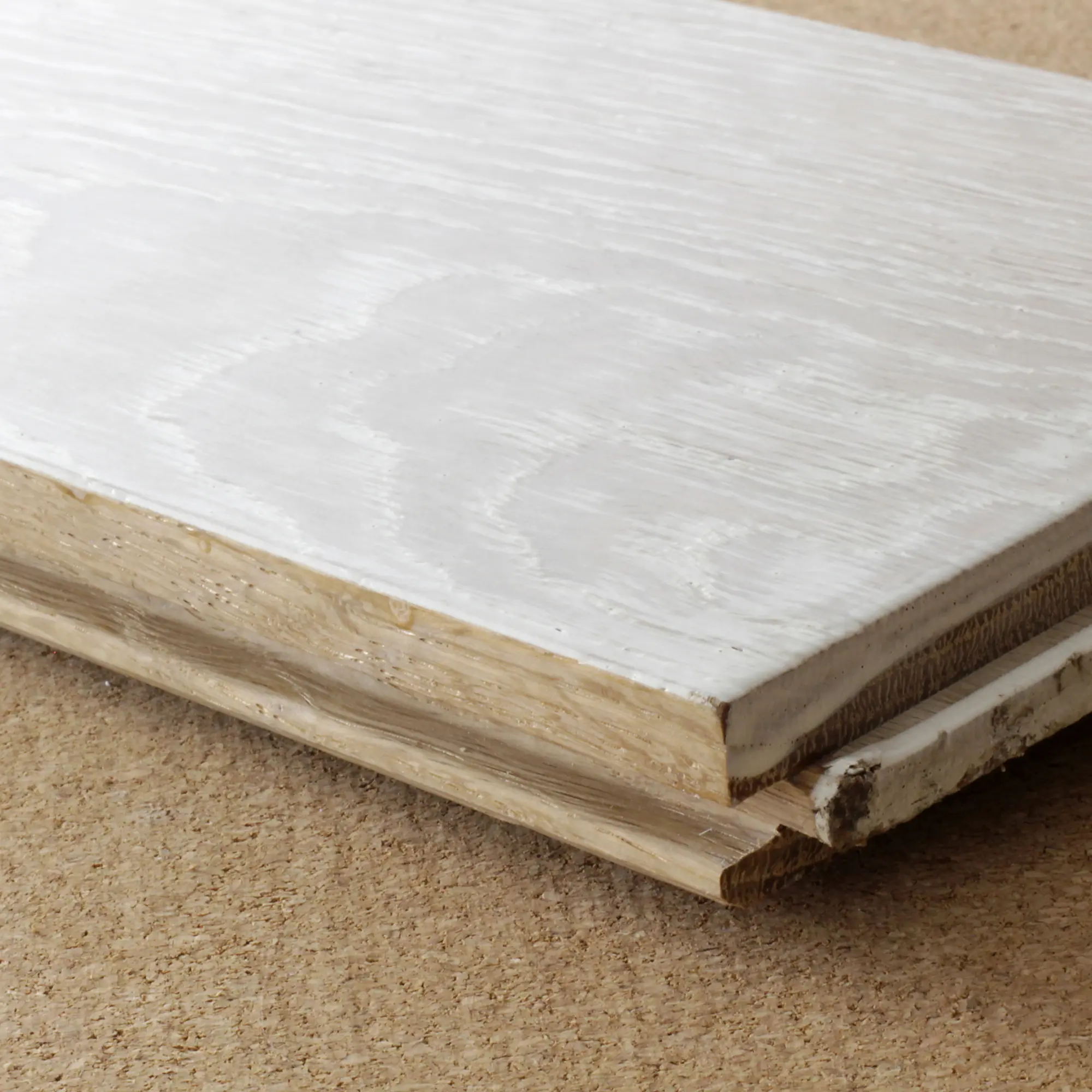 selected by Materials Council - Pigmented brushed solid ash flooring
