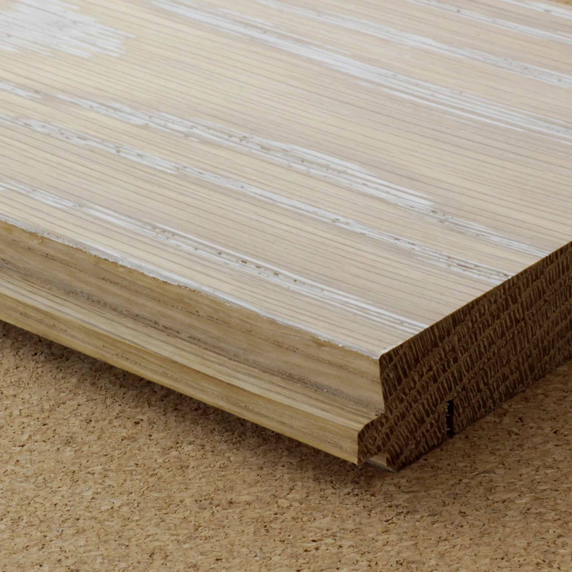 selected by Materials Council - Pigmented brushed solid oak flooring