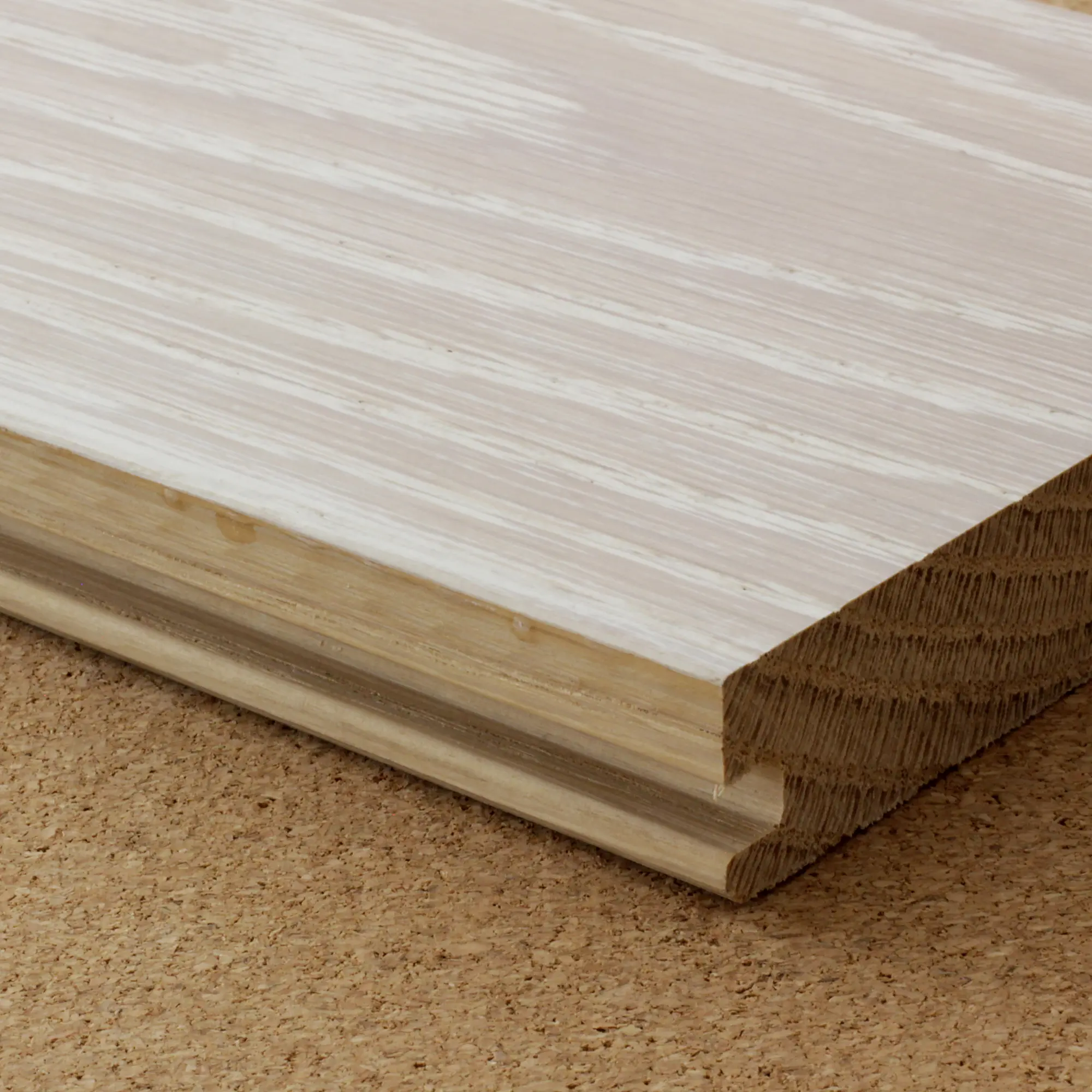 selected by Materials Council - Pigmented brushed solid oak flooring