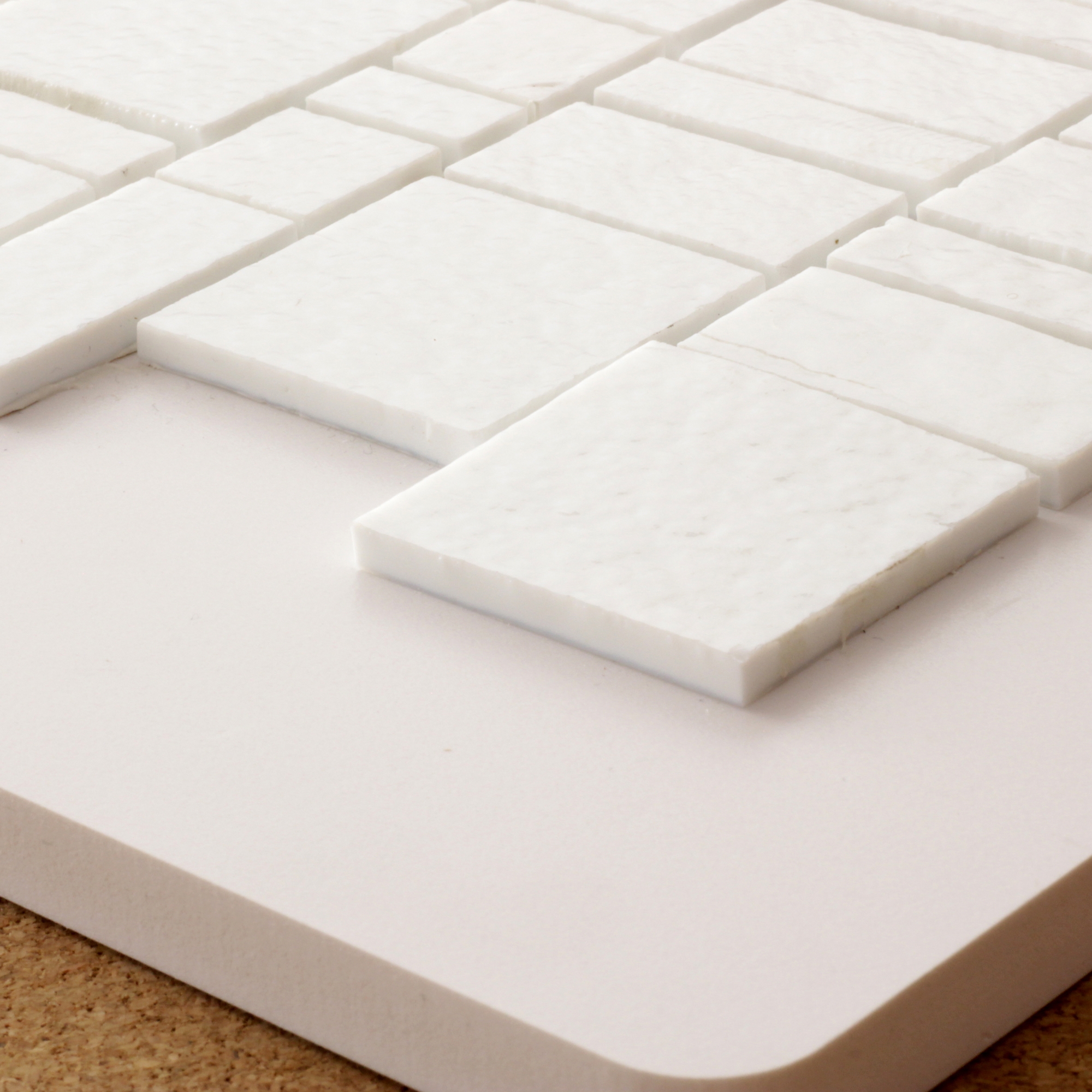 Display product Irregular hand cut glass mosaic (Up to 75% recycled content) from manufacturer selected by Materials Council
