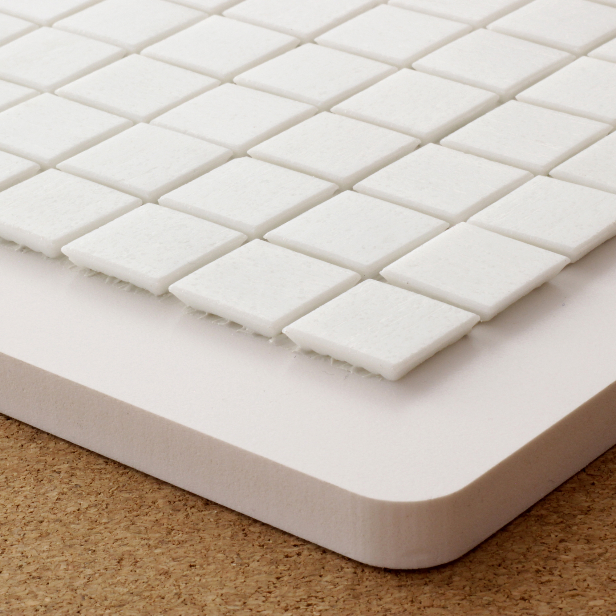 Display product Translucent glass mosaic (Up to 55% recycled content) from manufacturer selected by Materials Council