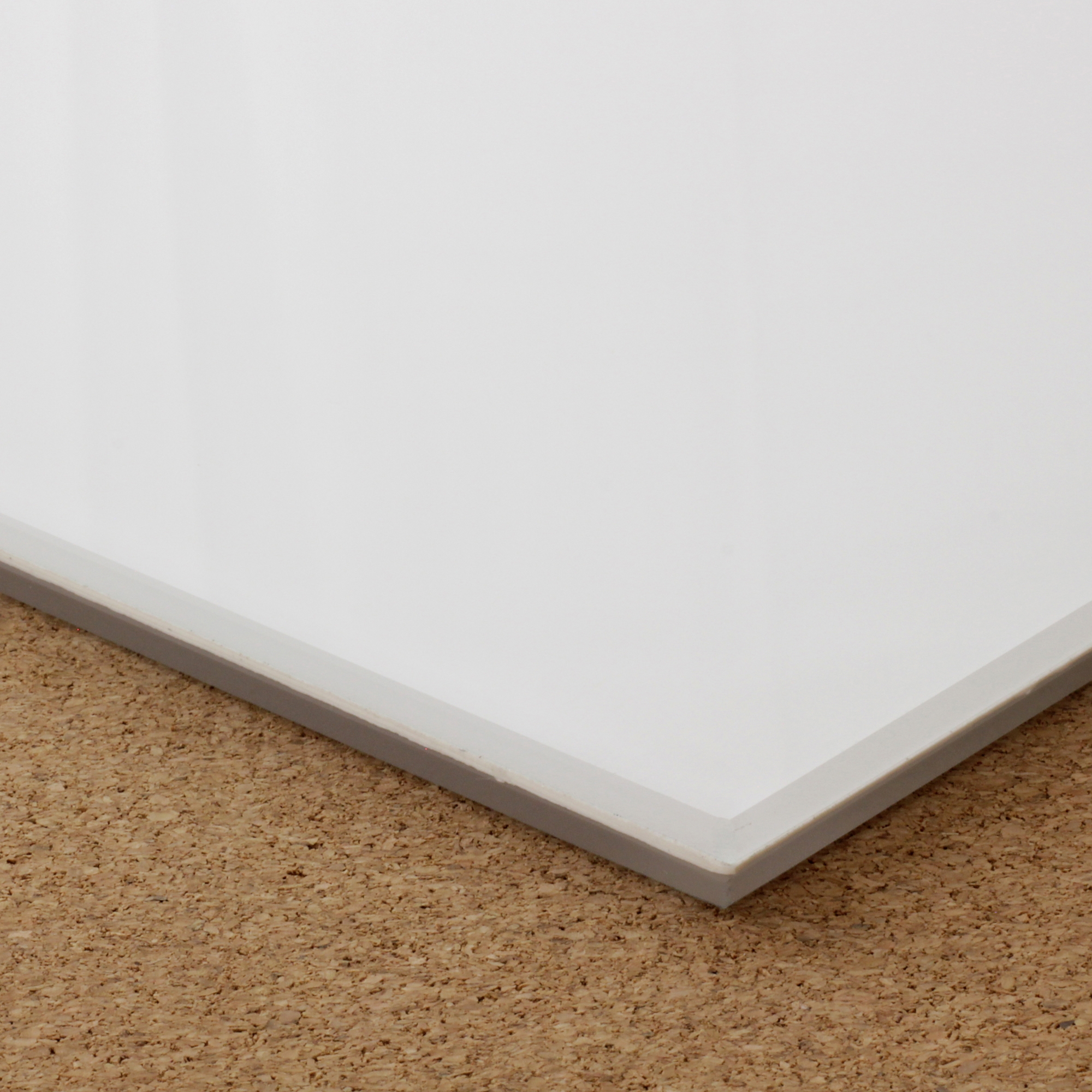 Display product 8.72mm Low iron opaque white PVB laminated glass from manufacturer selected by Materials Council