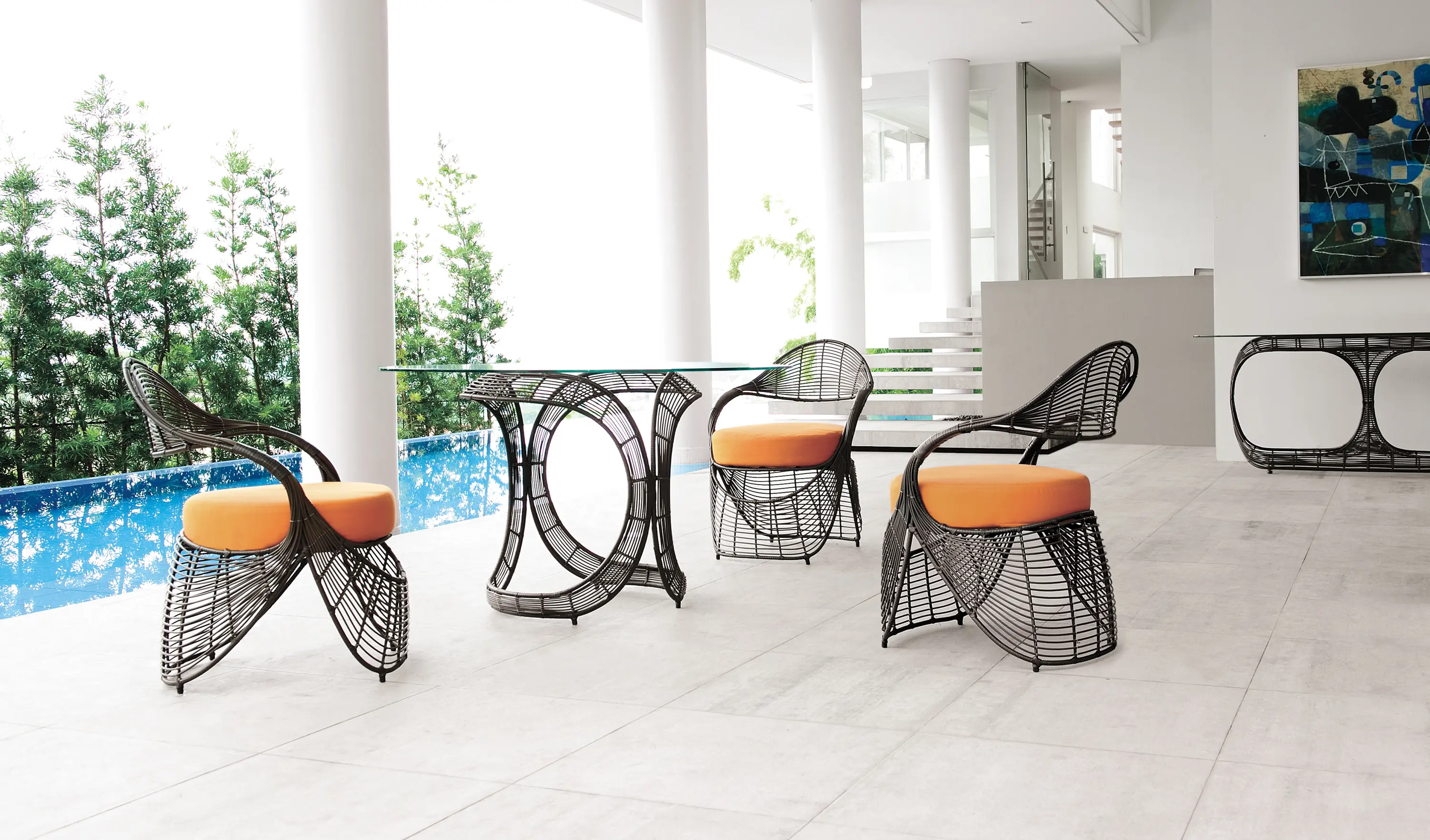Kenneth Cobonpue - Manolo End Table, outdoor