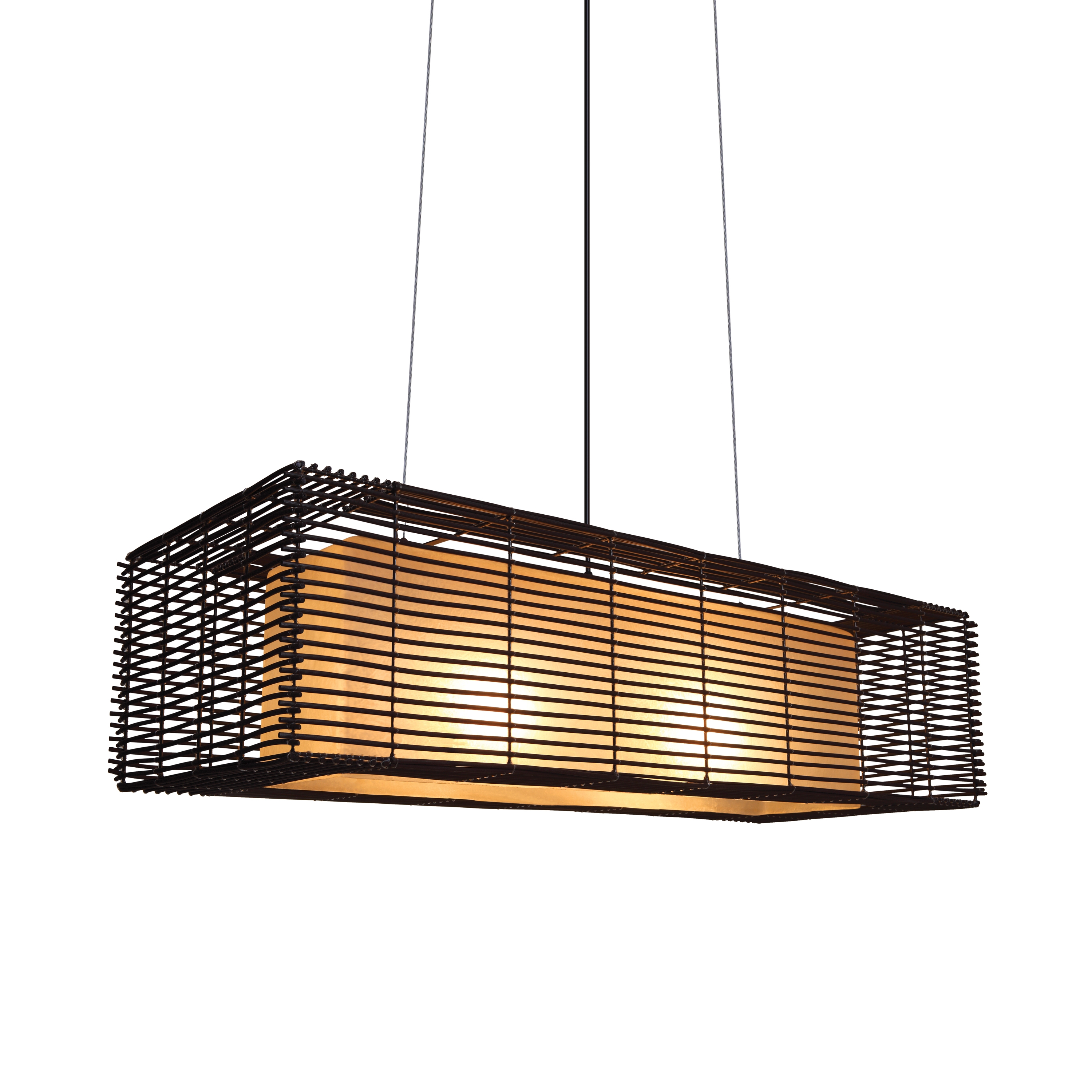 Produkt Kai Rectangular Hanging Lamp, slim des Herstellers Kenneth Cobonpue anzeigen