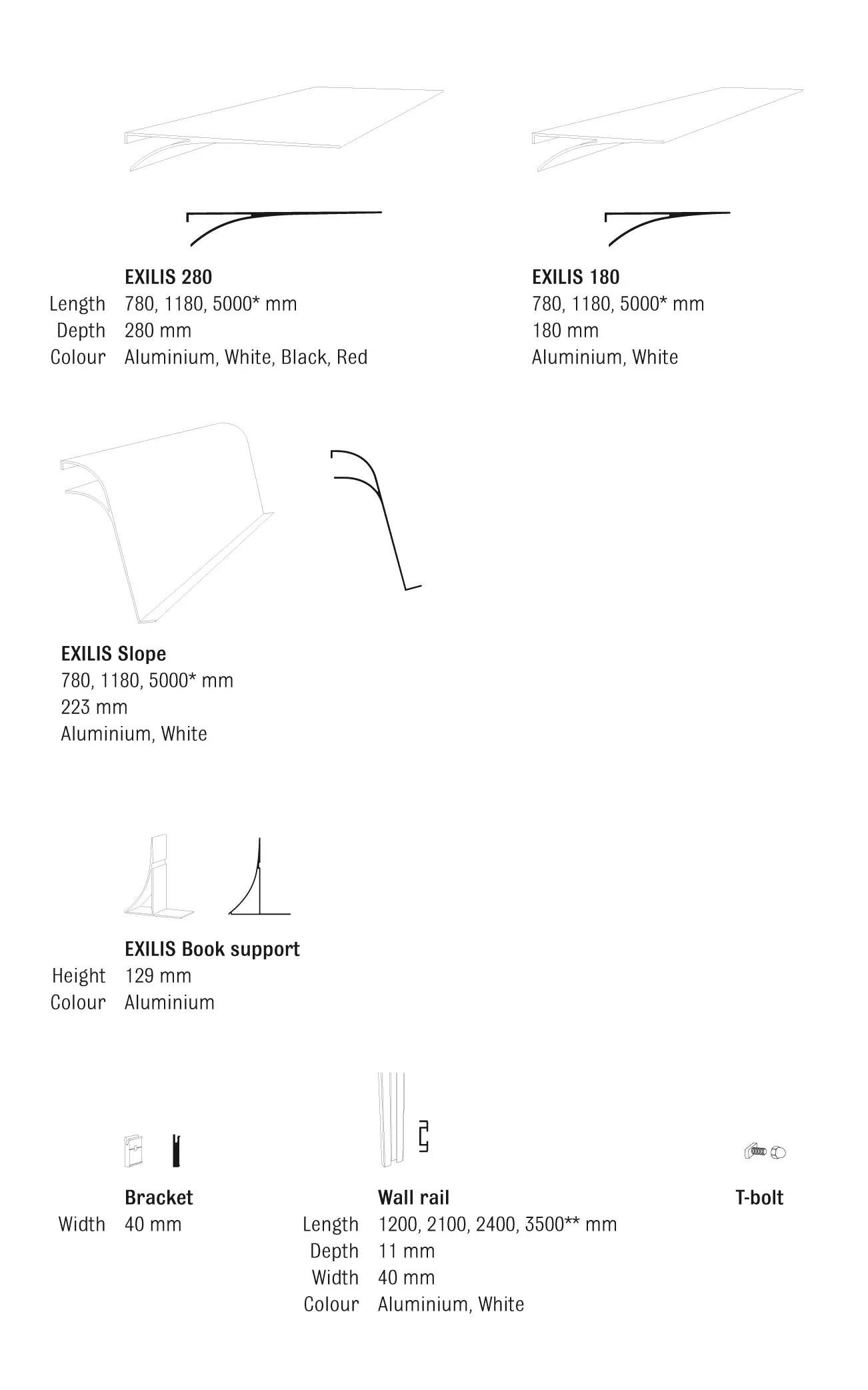 nonuform - Exilis Wall-Mounted System
