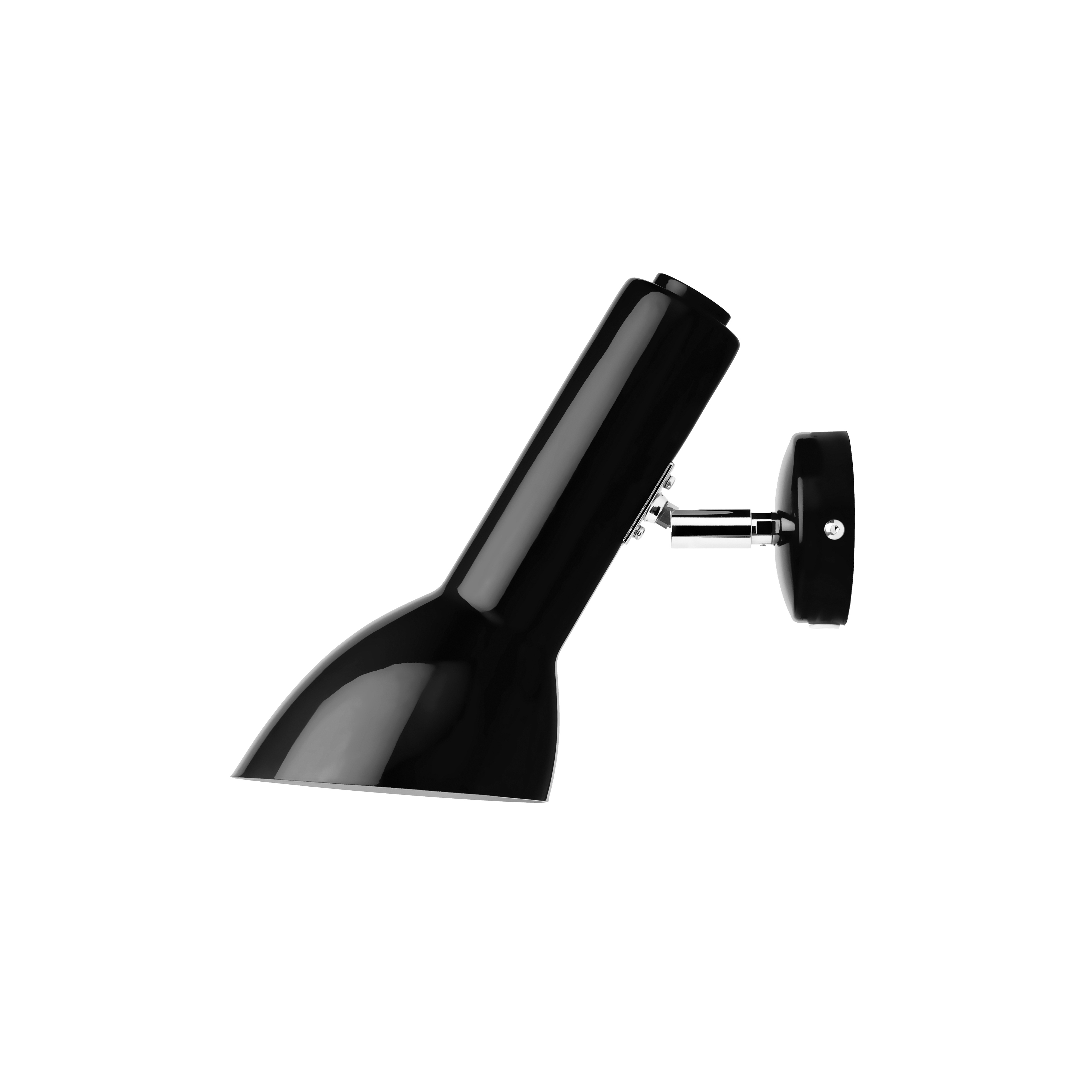 Oblique Wall fixture | Black glossy