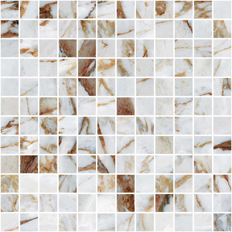Mosaico 144T Arabescato Oro CP 03