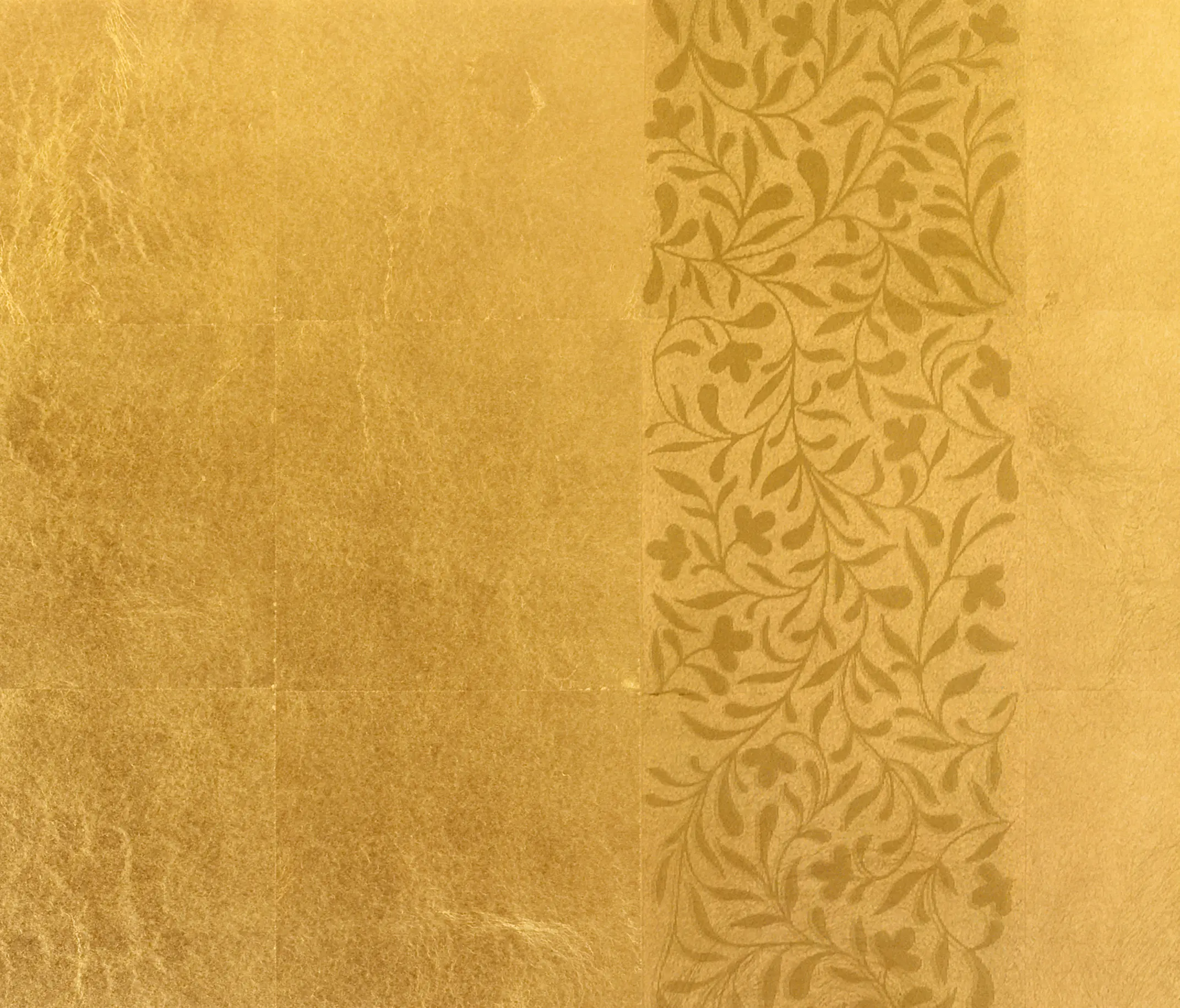 VEROB - Leaf metal allocation | layered grid, satined frieze tendrils