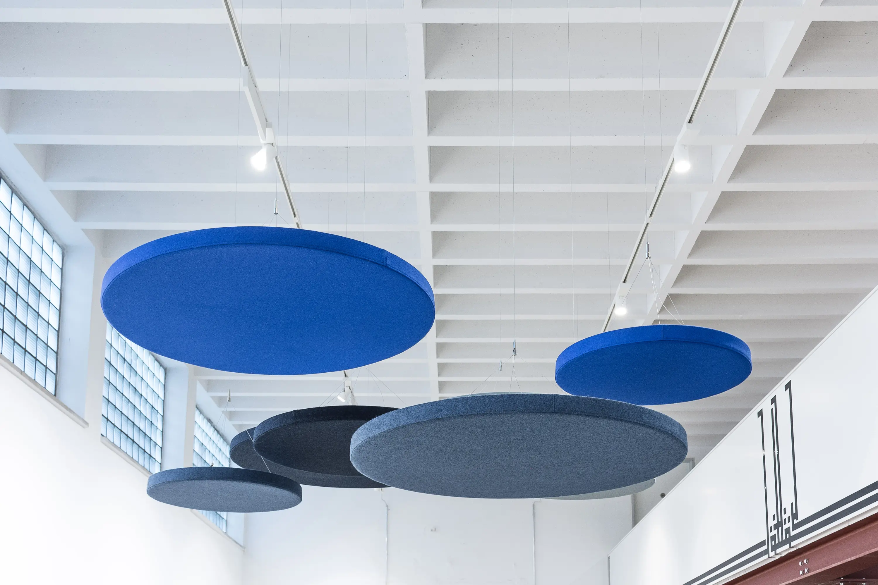 AOS - Ceiling absorber 50 for suspension, round frameless