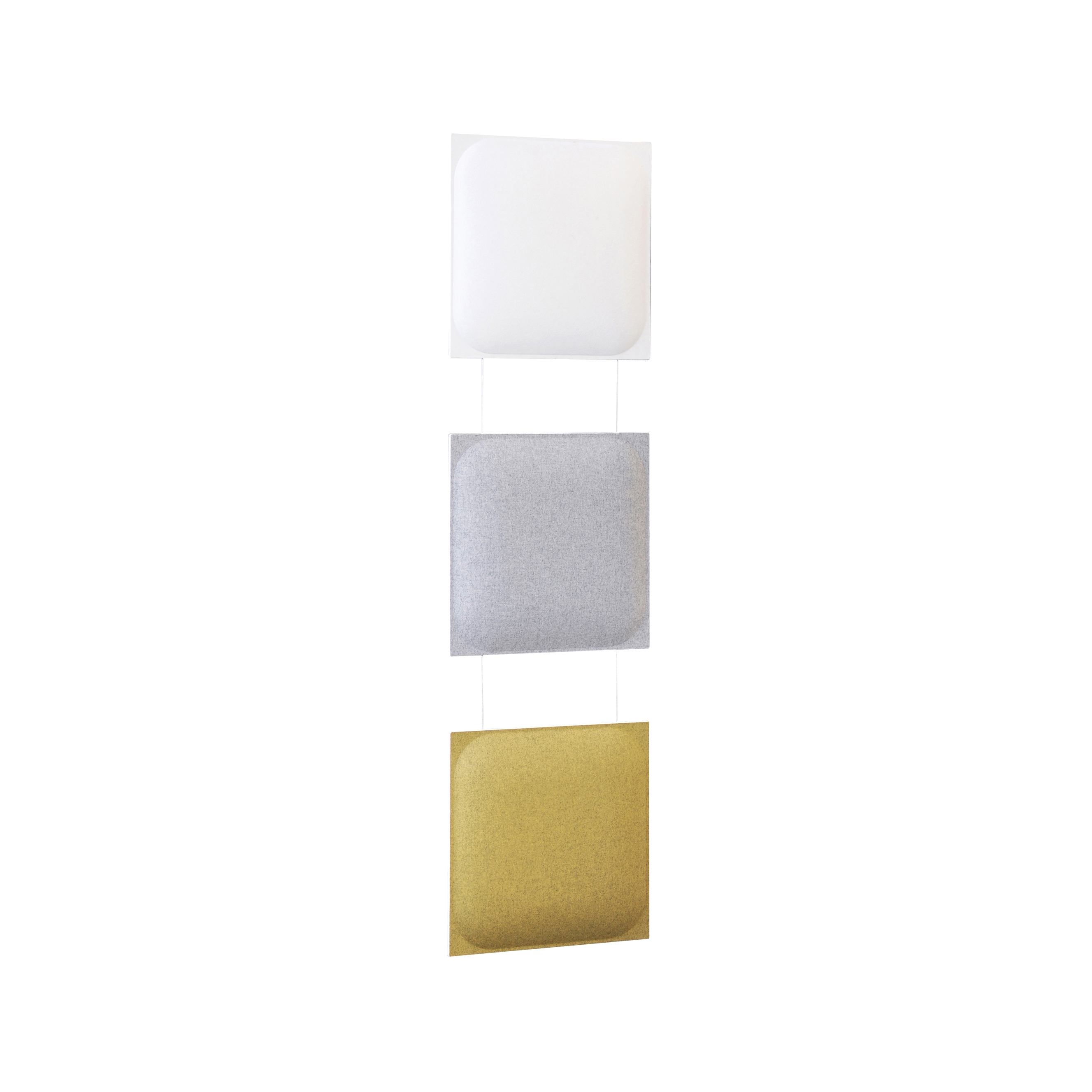 Afficher le produit 3D absorber, double-sided acoustic, 3 elements braced 2220 x 610 mm du fabricant AOS