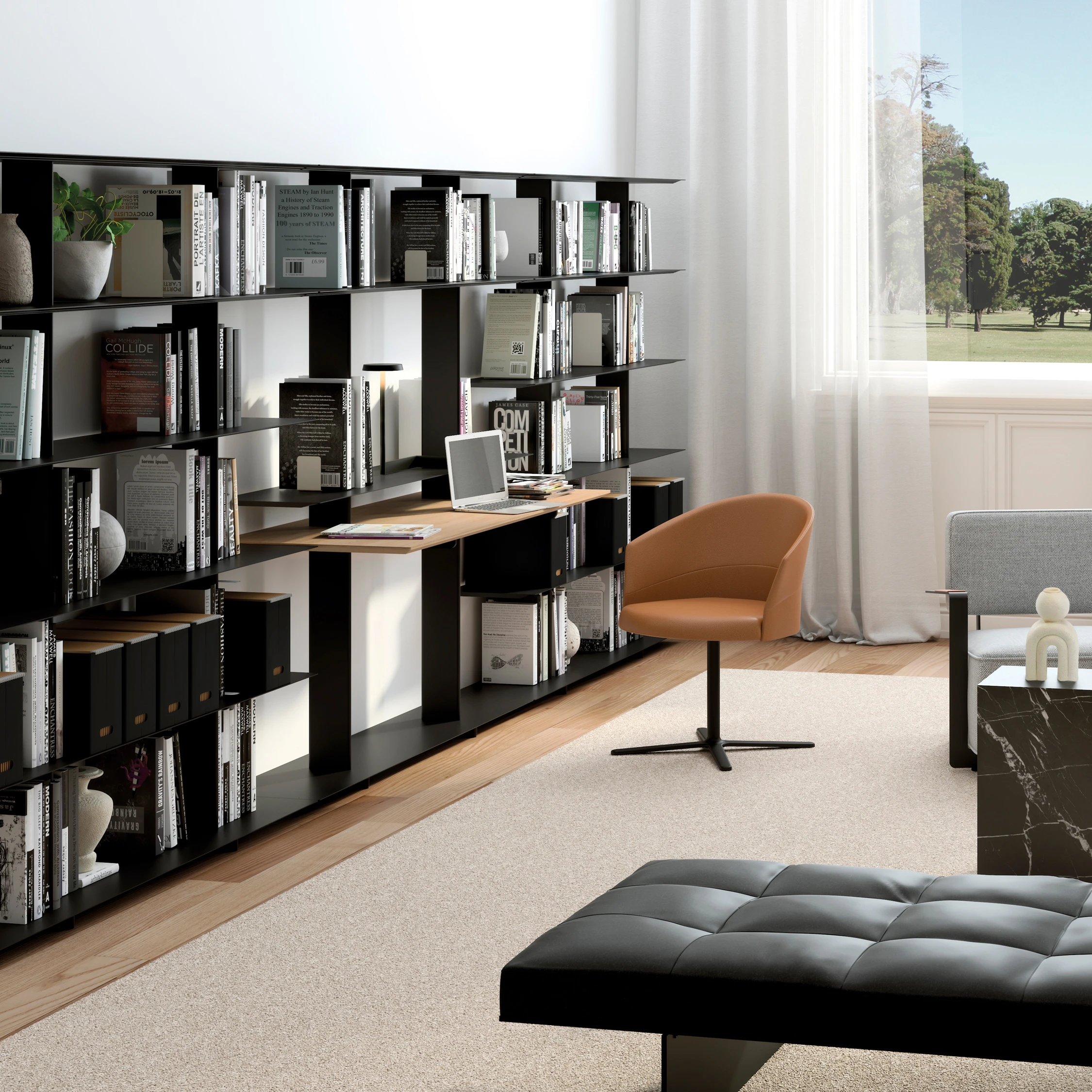 DESK SHELVING