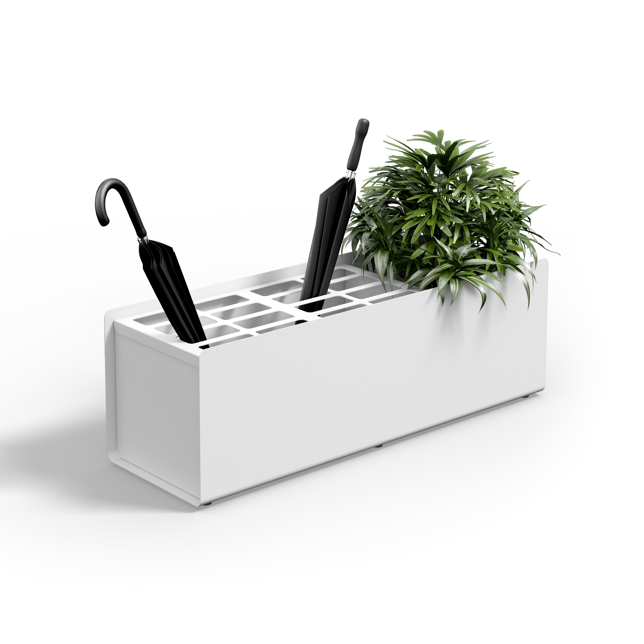 Display product Crepe umbrella stand-plant pot from manufacturer Systemtronic