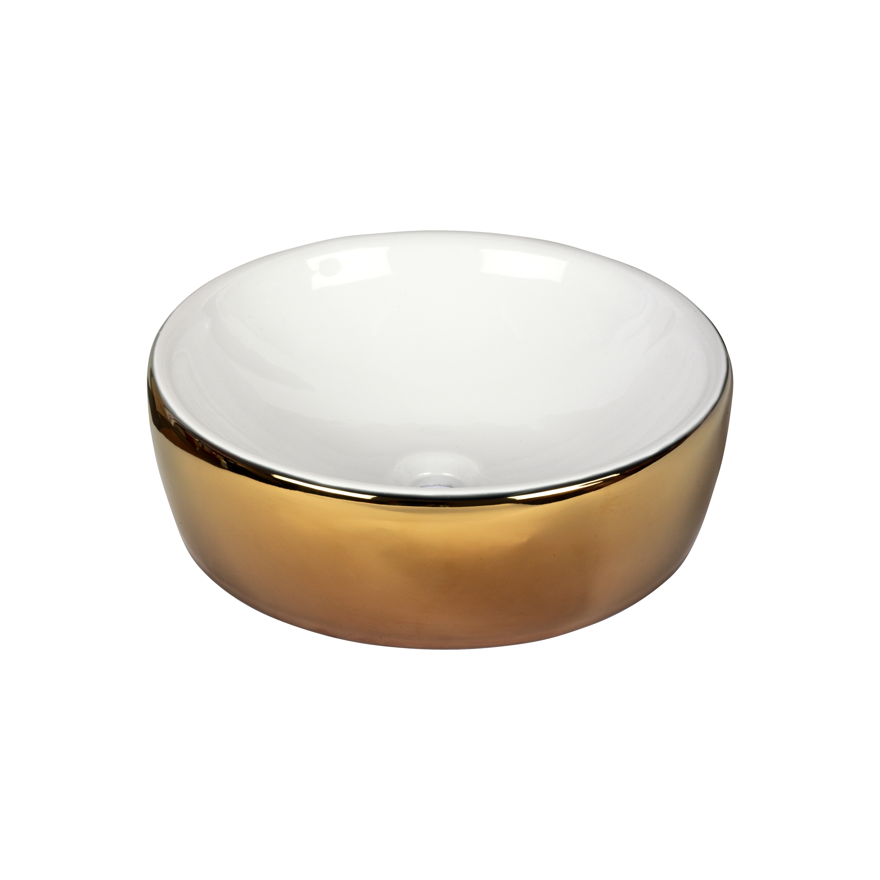 Mostrar el producto Washbasin White and Gold del fabricante Dune Cerámica