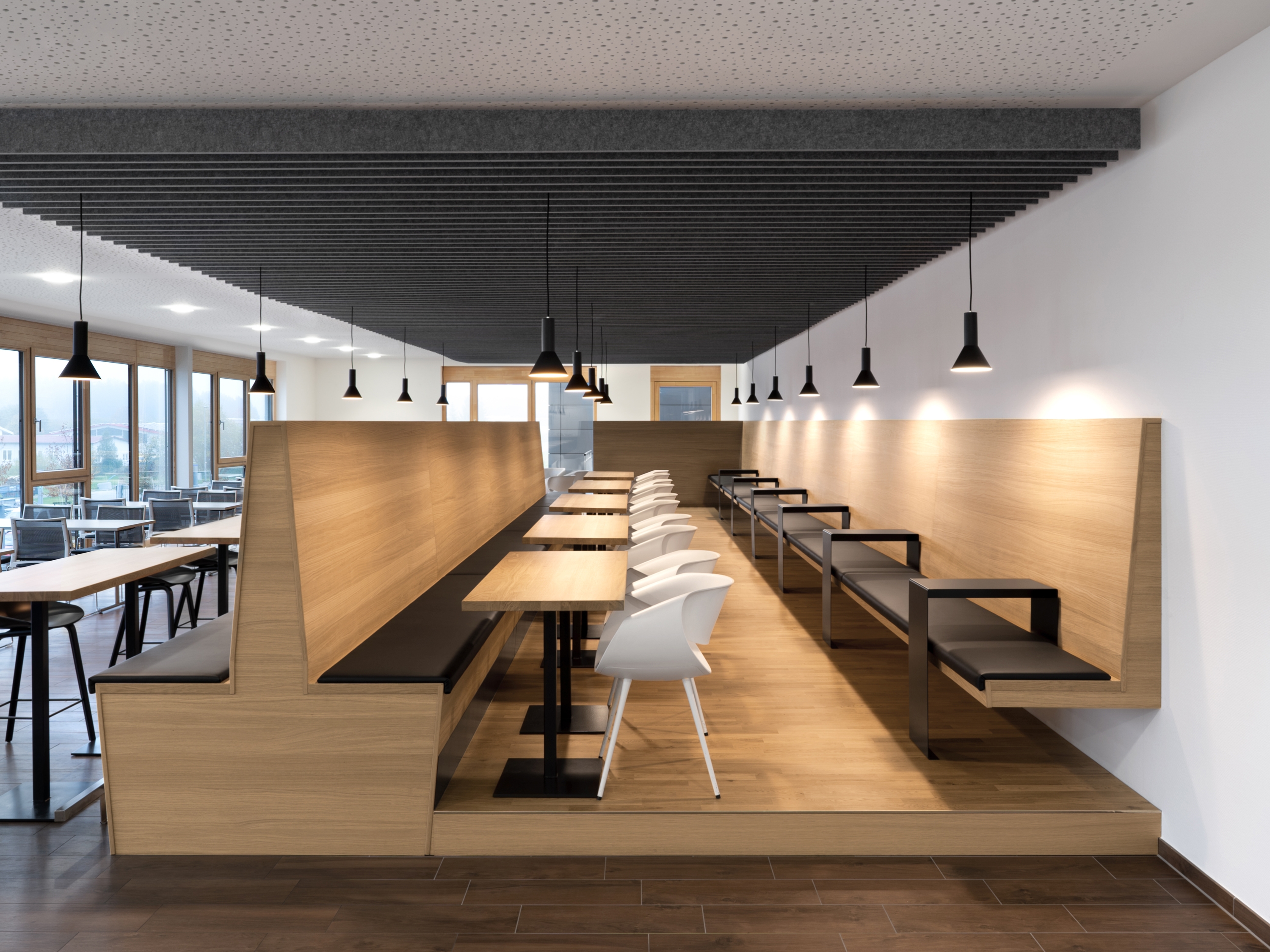 Display product recycled greenPET | designed acoustic baffle greenPET from manufacturer SPÄH designed acoustic