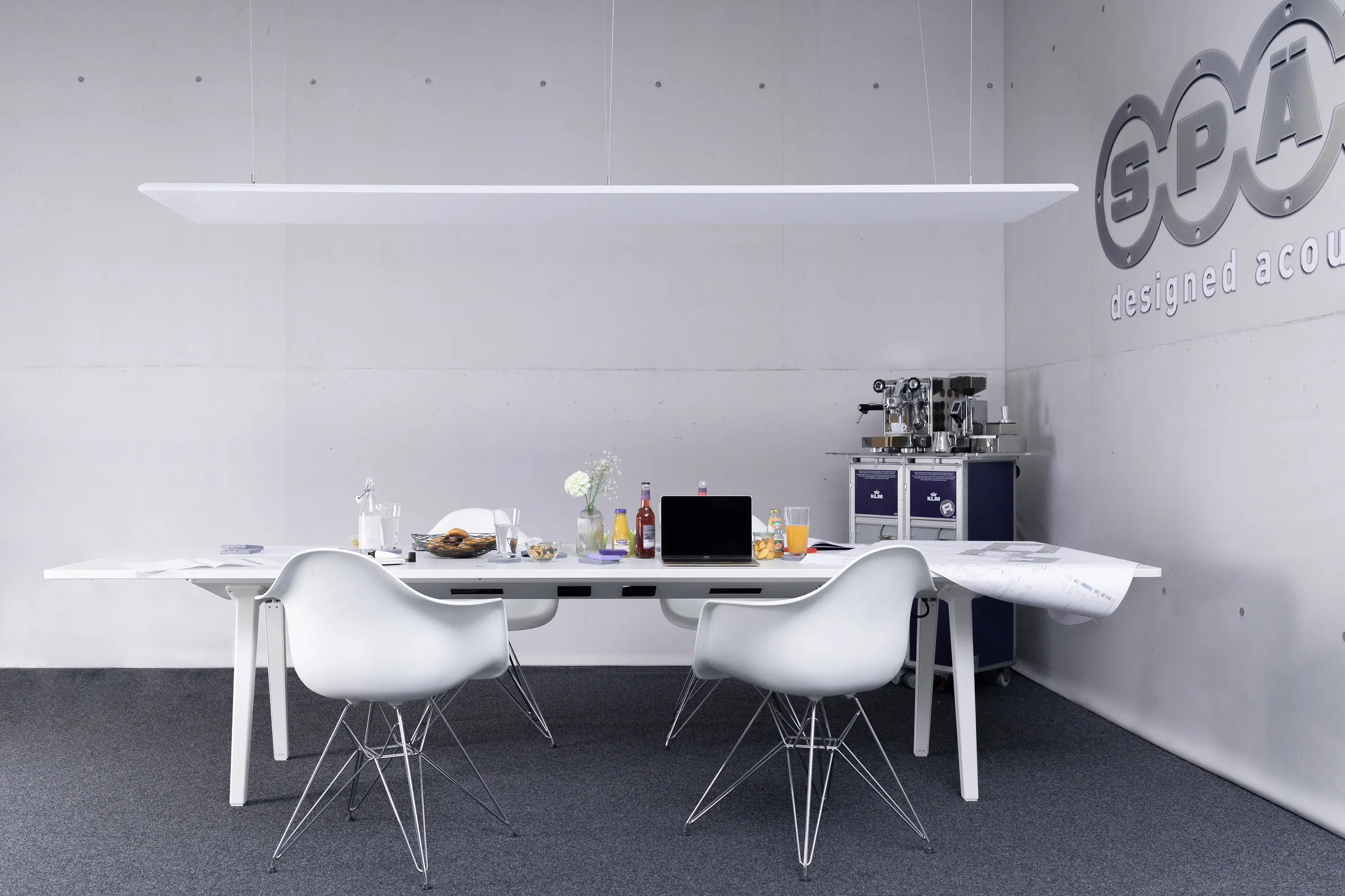 SPÄH designed acoustic - recycled greenPET | designed acoustic ceiling