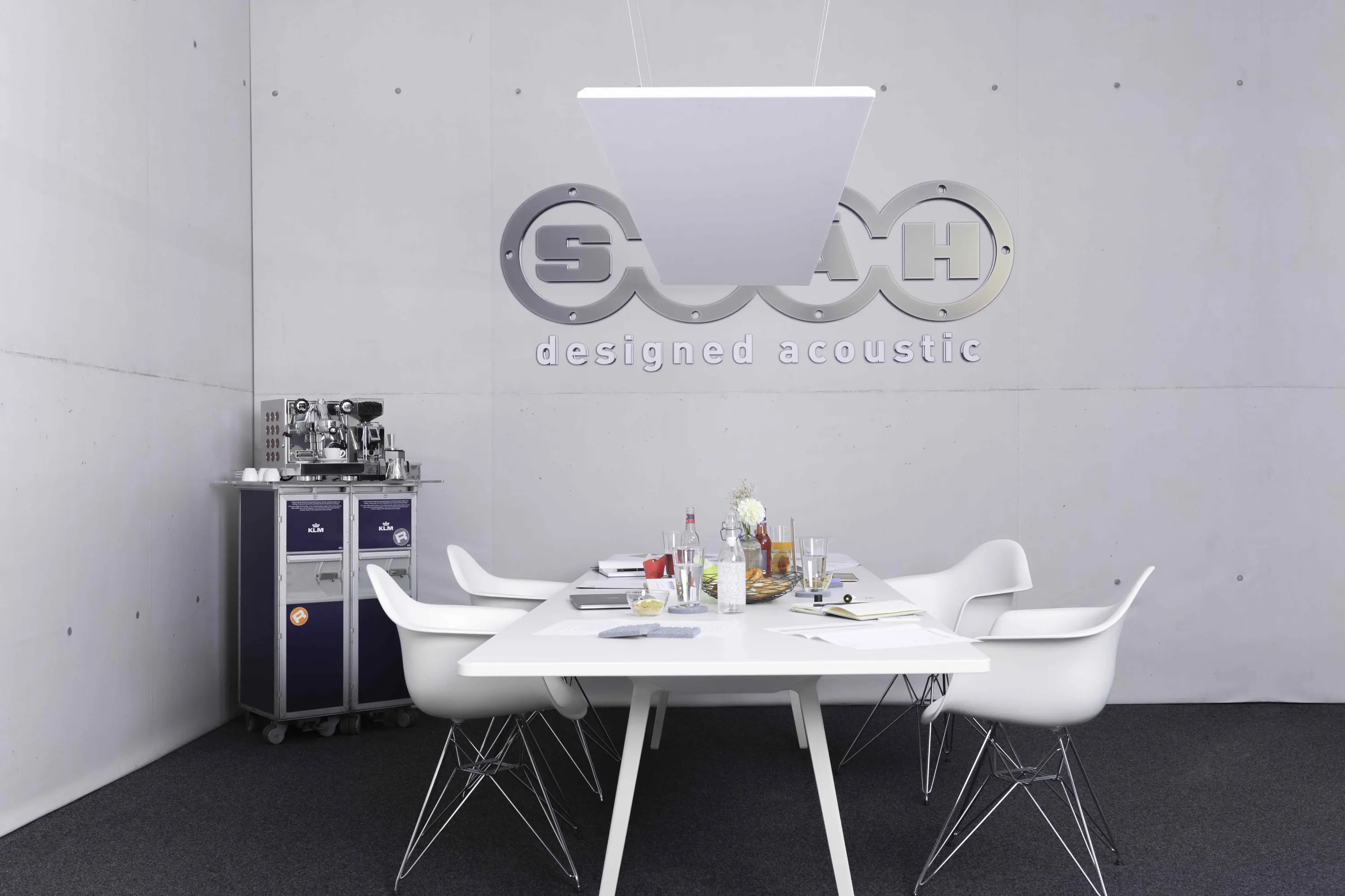 SPÄH designed acoustic - recycled greenPET | designed acoustic ceiling