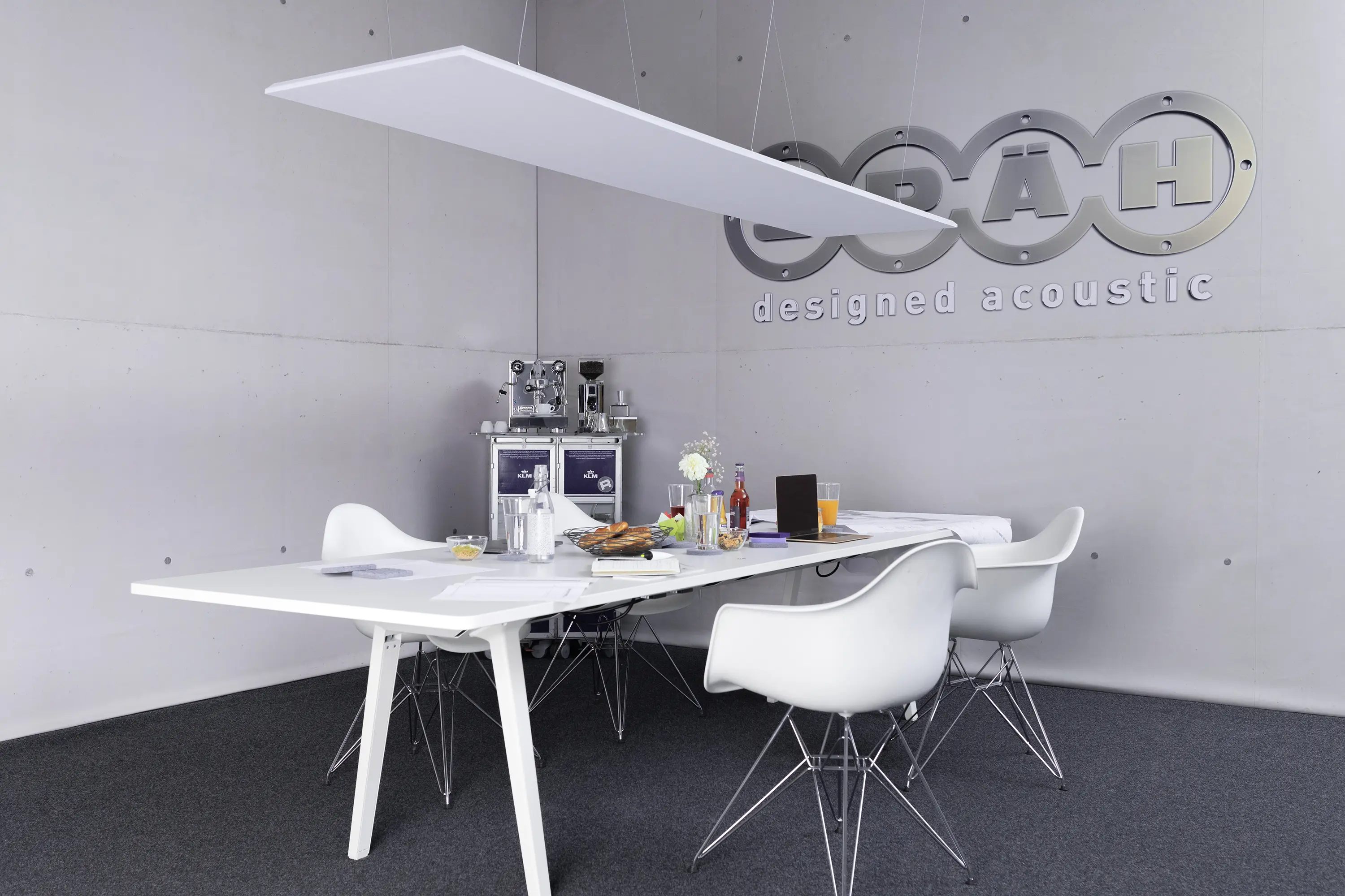 SPÄH designed acoustic - recycled greenPET | designed acoustic ceiling