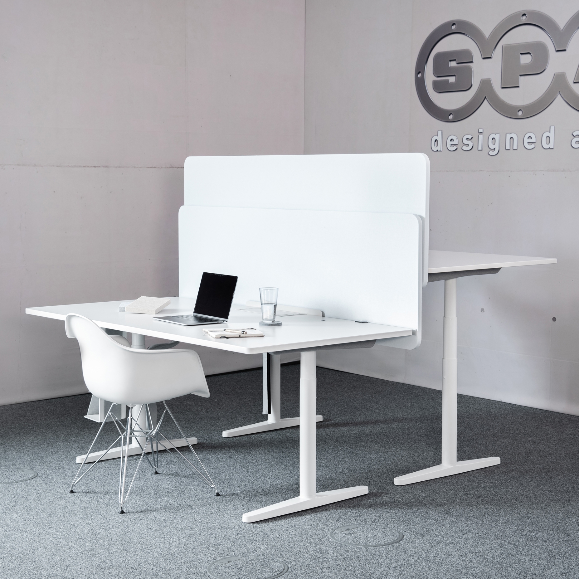 Mostrar el producto recycled greenPET I designed acoustic deskboard del fabricante SPÄH designed acoustic