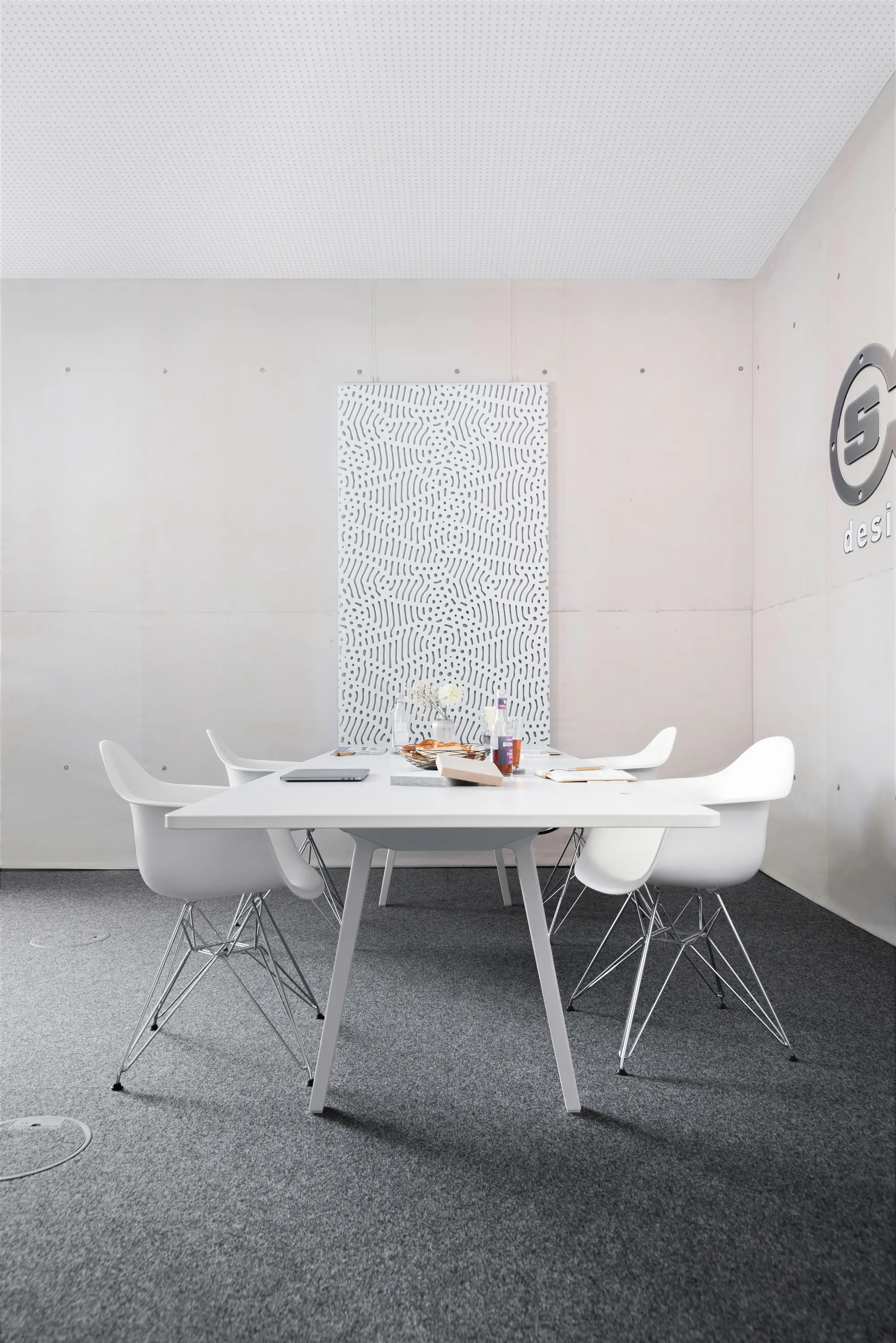SPÄH designed acoustic - recycled greenPET I designed acoustic divider air fiber