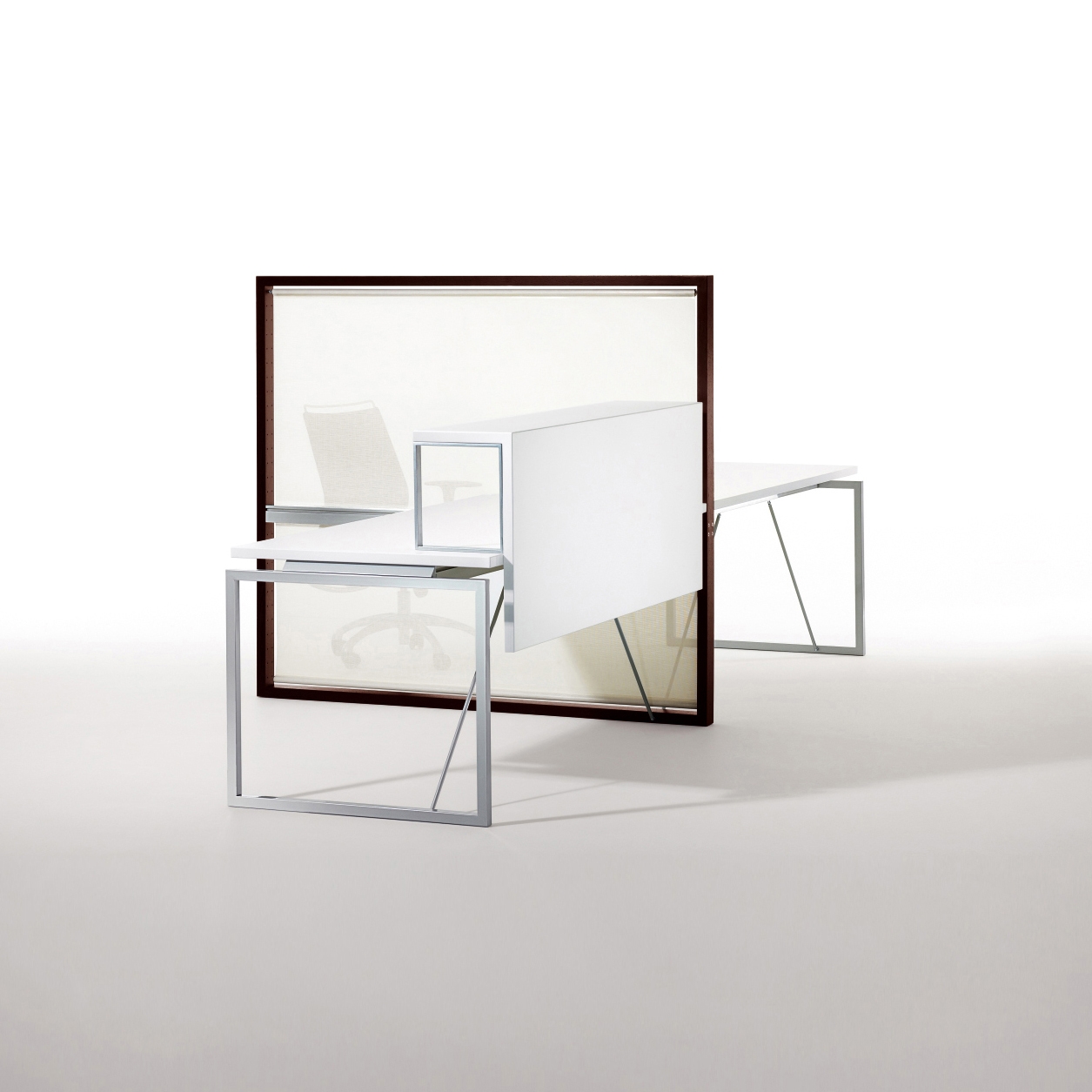 Display product Aire Reception Desk with Screen from manufacturer ARIDI