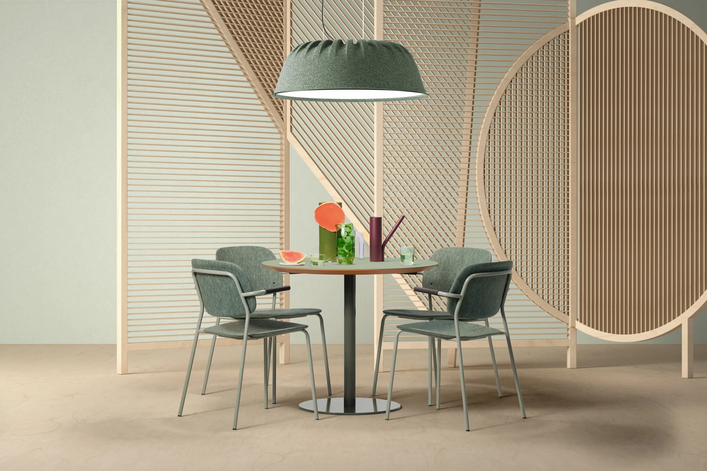 De Vorm - Fost PET Felt Acoustic Lamp