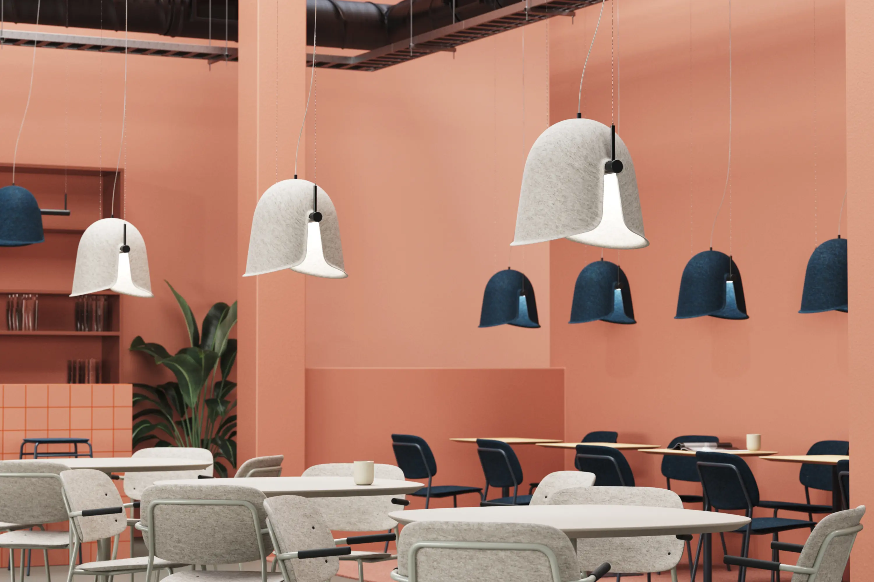 De Vorm - Pivot PET Felt Adjustable Lamp