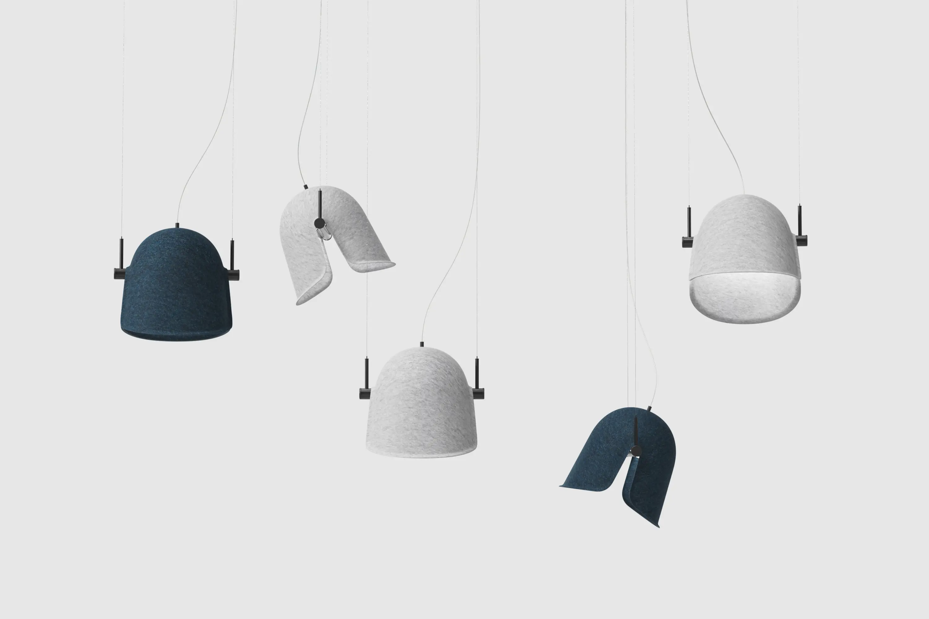 De Vorm - Pivot PET Felt Adjustable Lamp