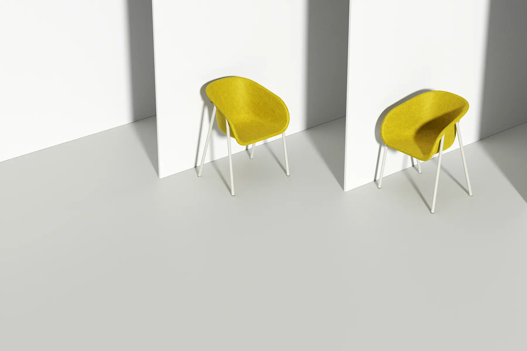 De Vorm - LJ 4 PET Felt Counter Stool