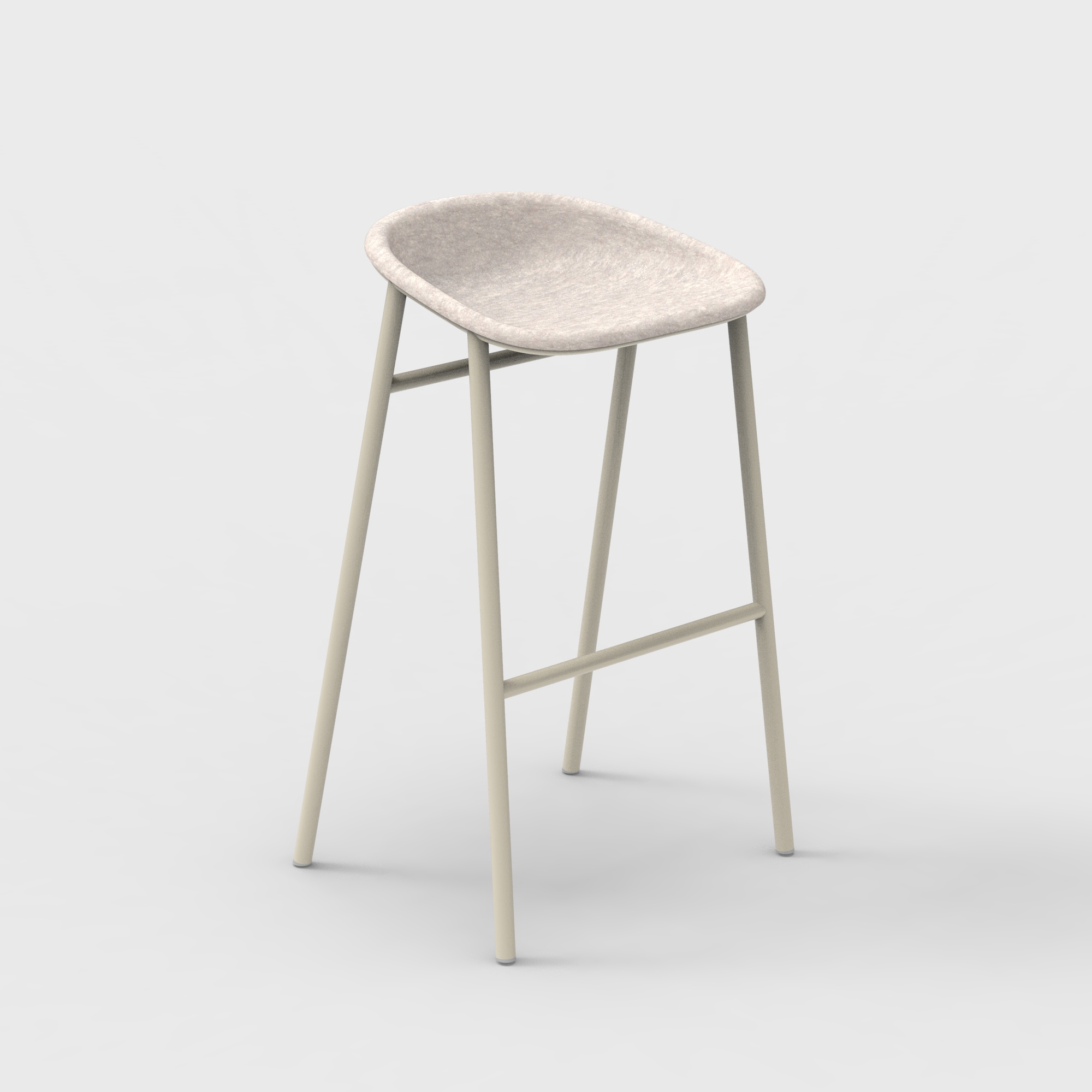 LJ 3 PET Felt Bar Stool