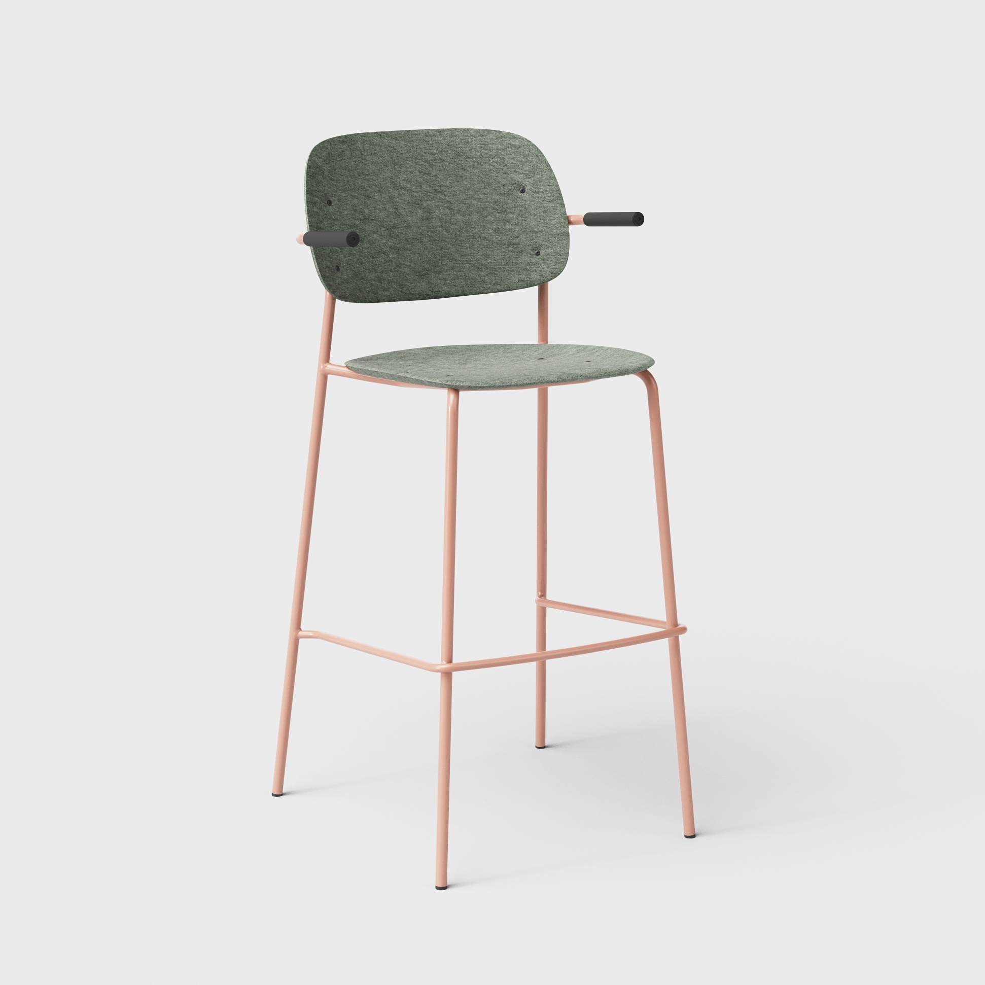Hale PET Felt Bar Stool Armrests