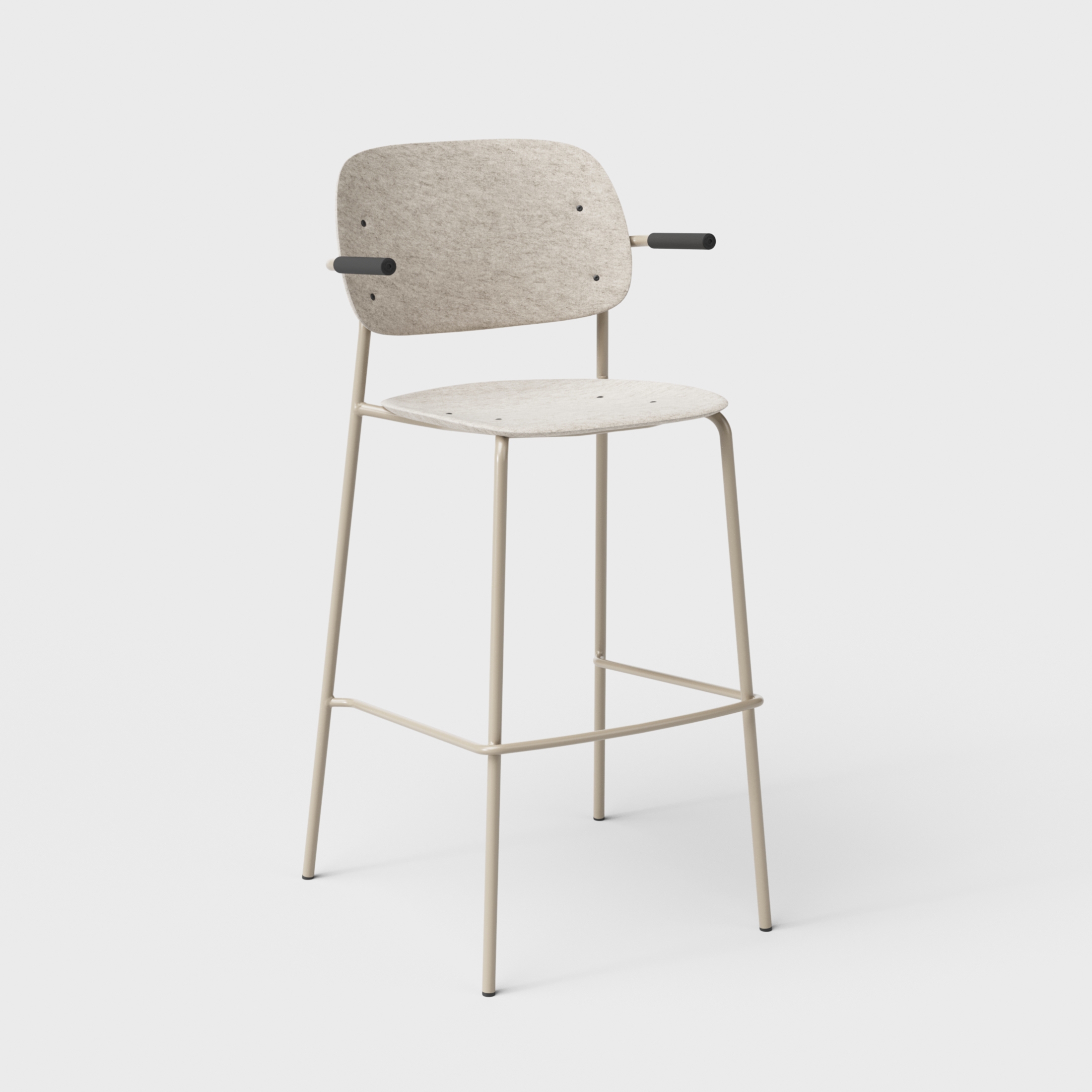 Hale PET Felt Bar Stool Armrests