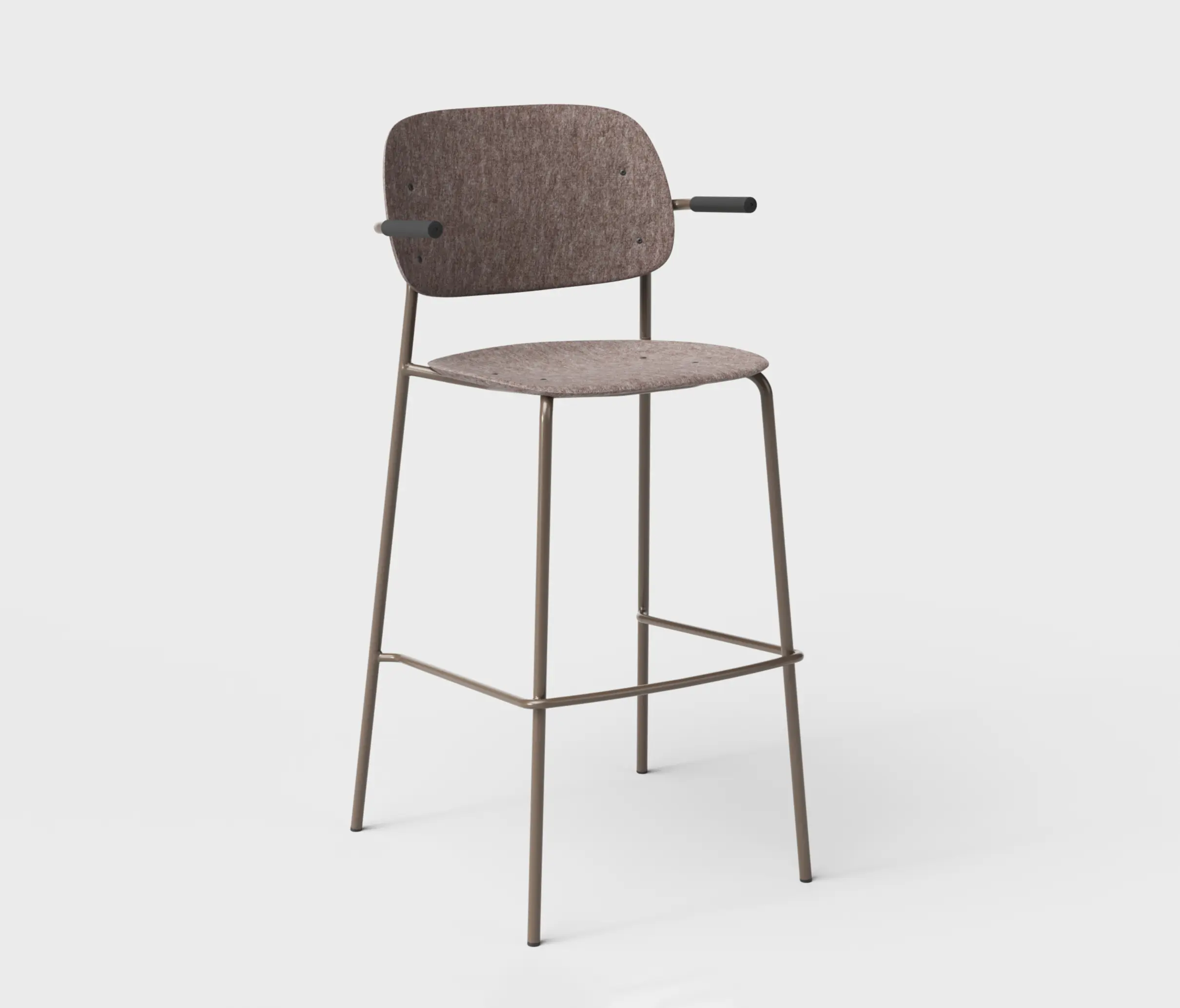 De Vorm - Hale PET Felt Bar Stool Armrests