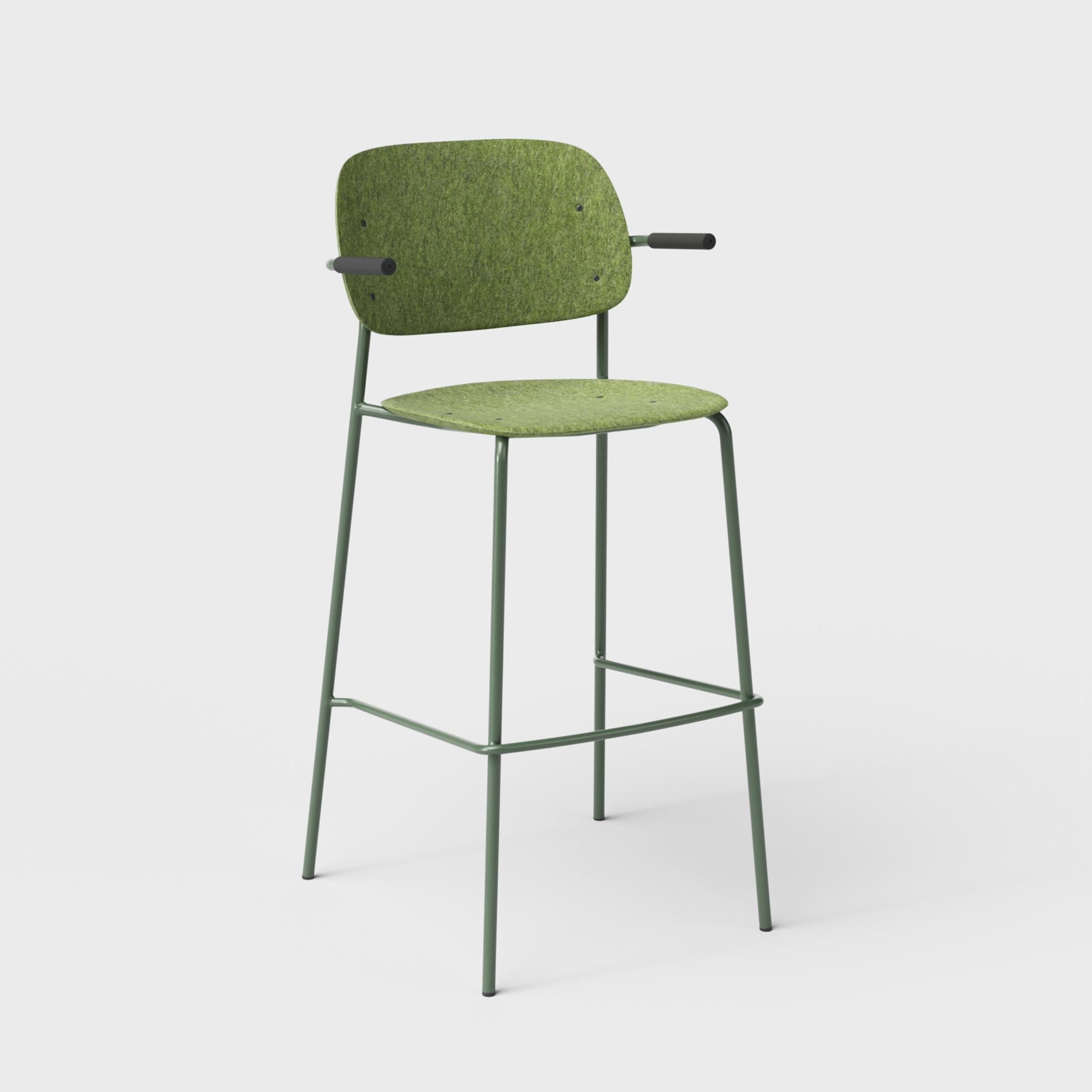 Hale PET Felt Bar Stool Armrests