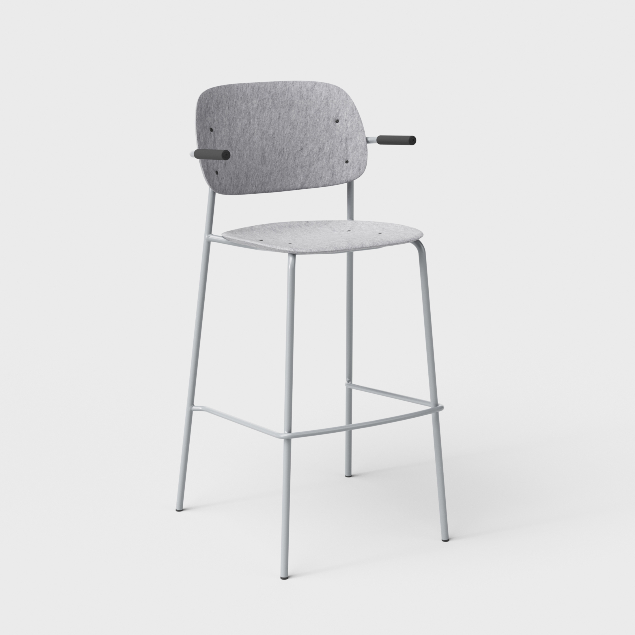 Hale PET Felt Bar Stool Armrests