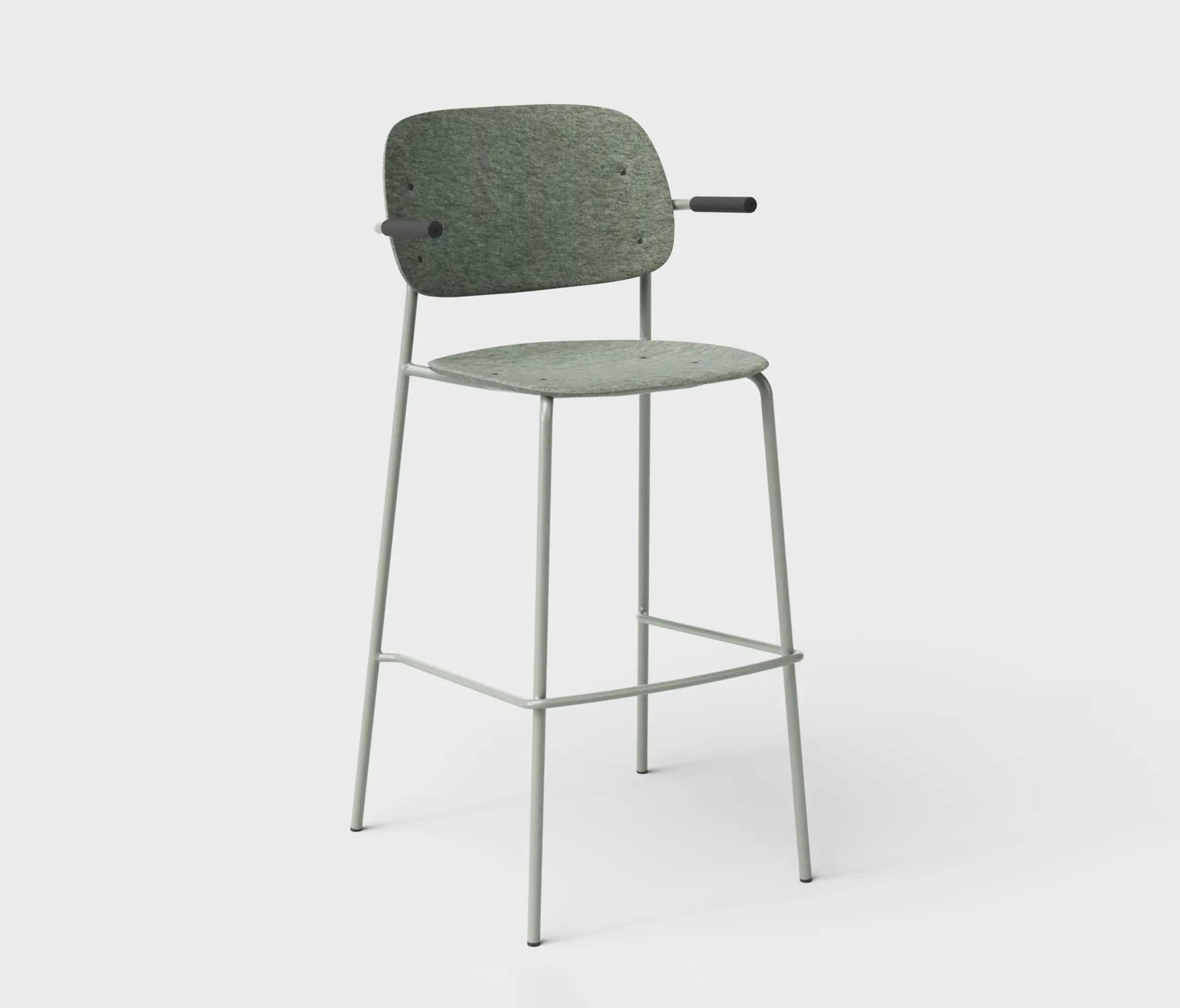 De Vorm - Hale PET Felt Bar Stool Armrests