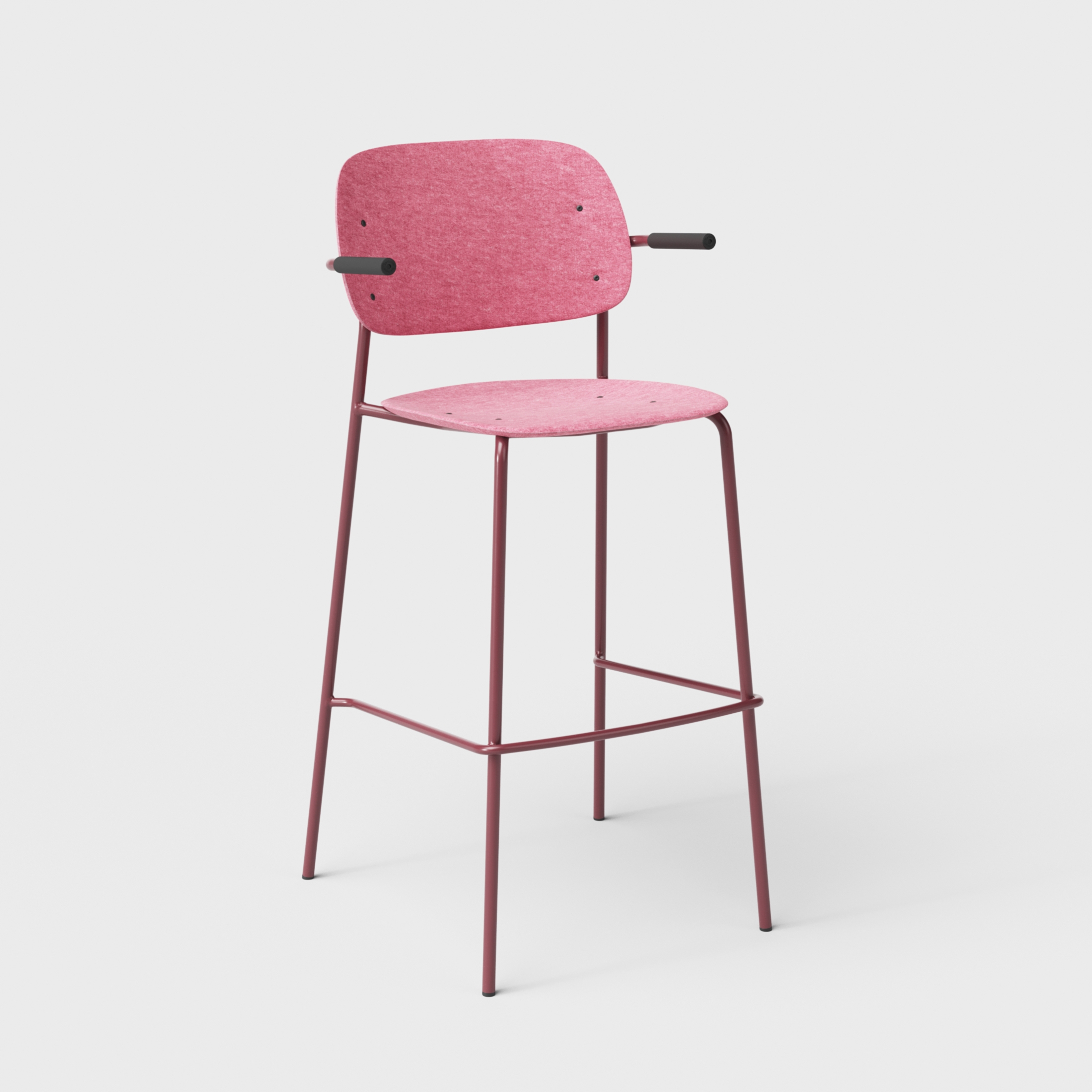 Hale PET Felt Bar Stool Armrests