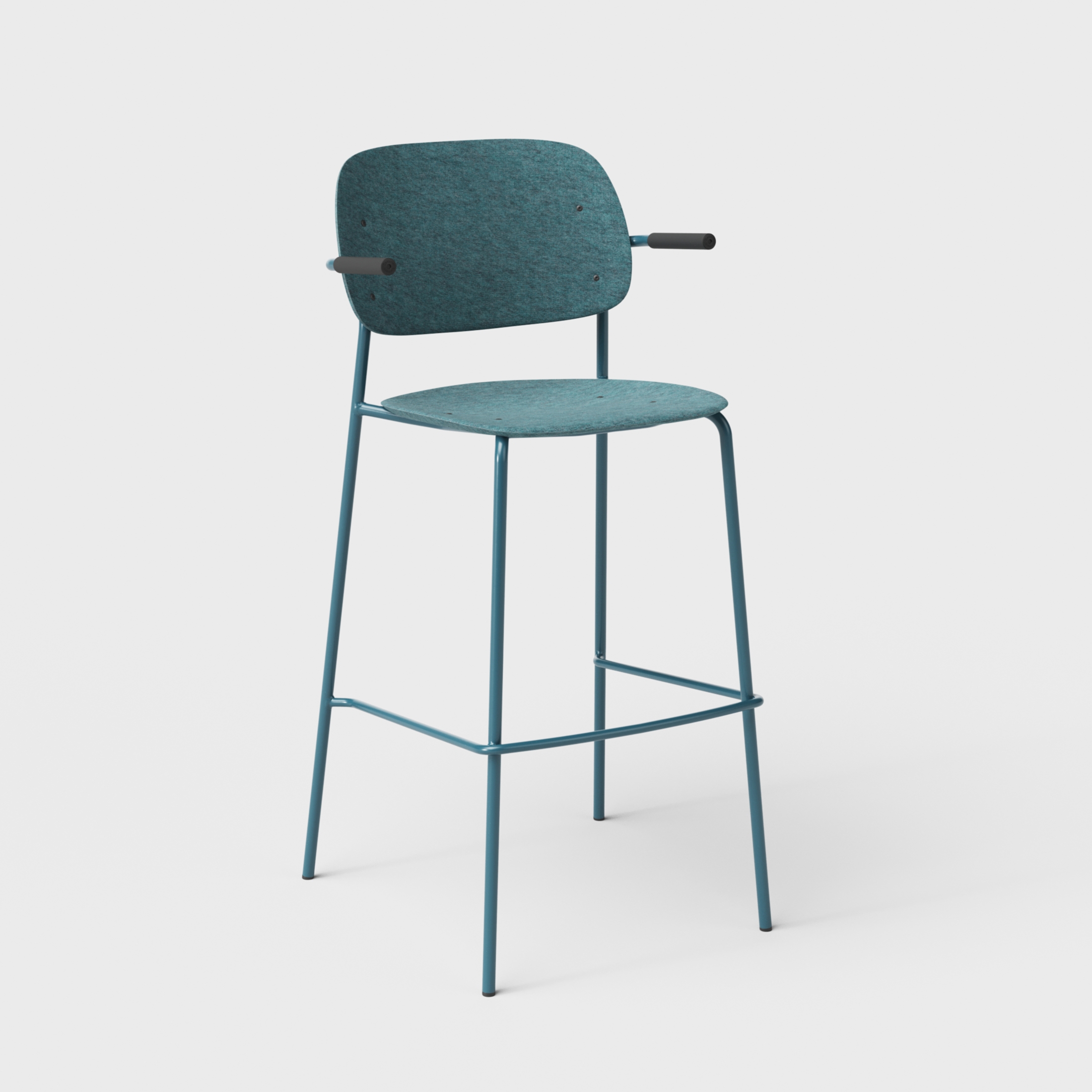 Hale PET Felt Bar Stool Armrests