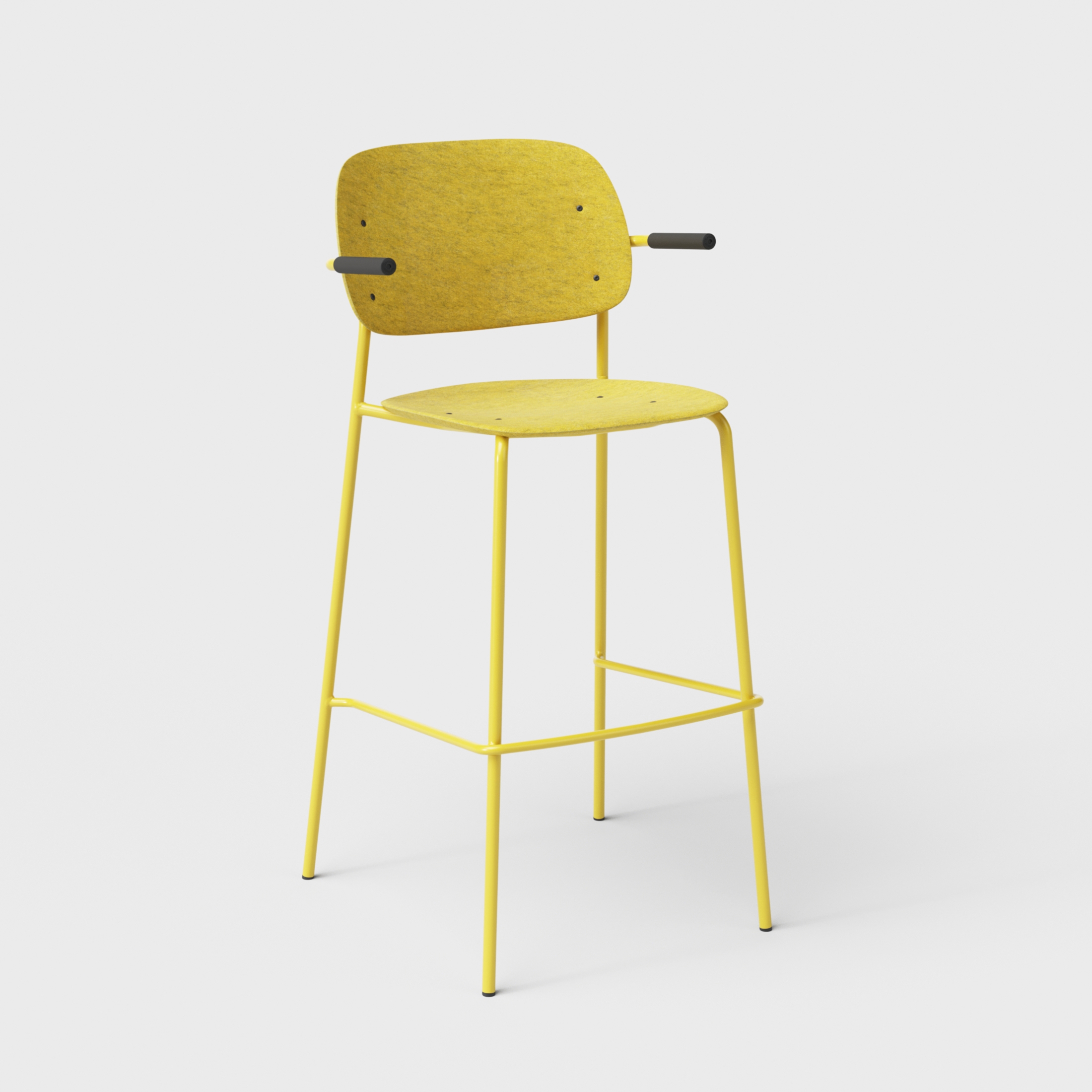 Hale PET Felt Bar Stool Armrests