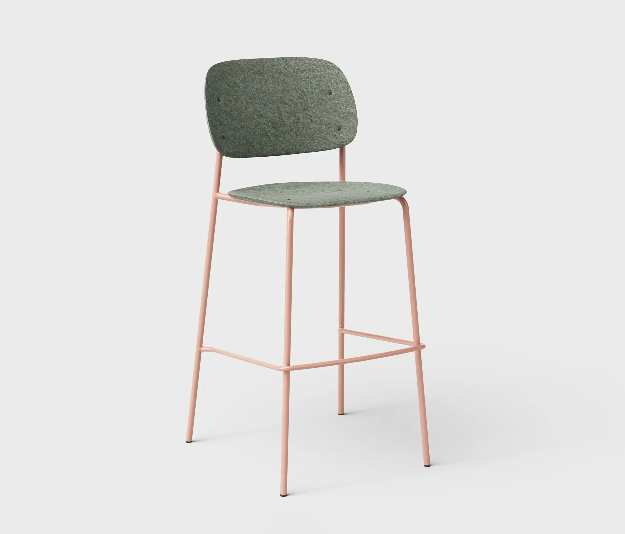 De Vorm - Hale PET Felt Bar Stool