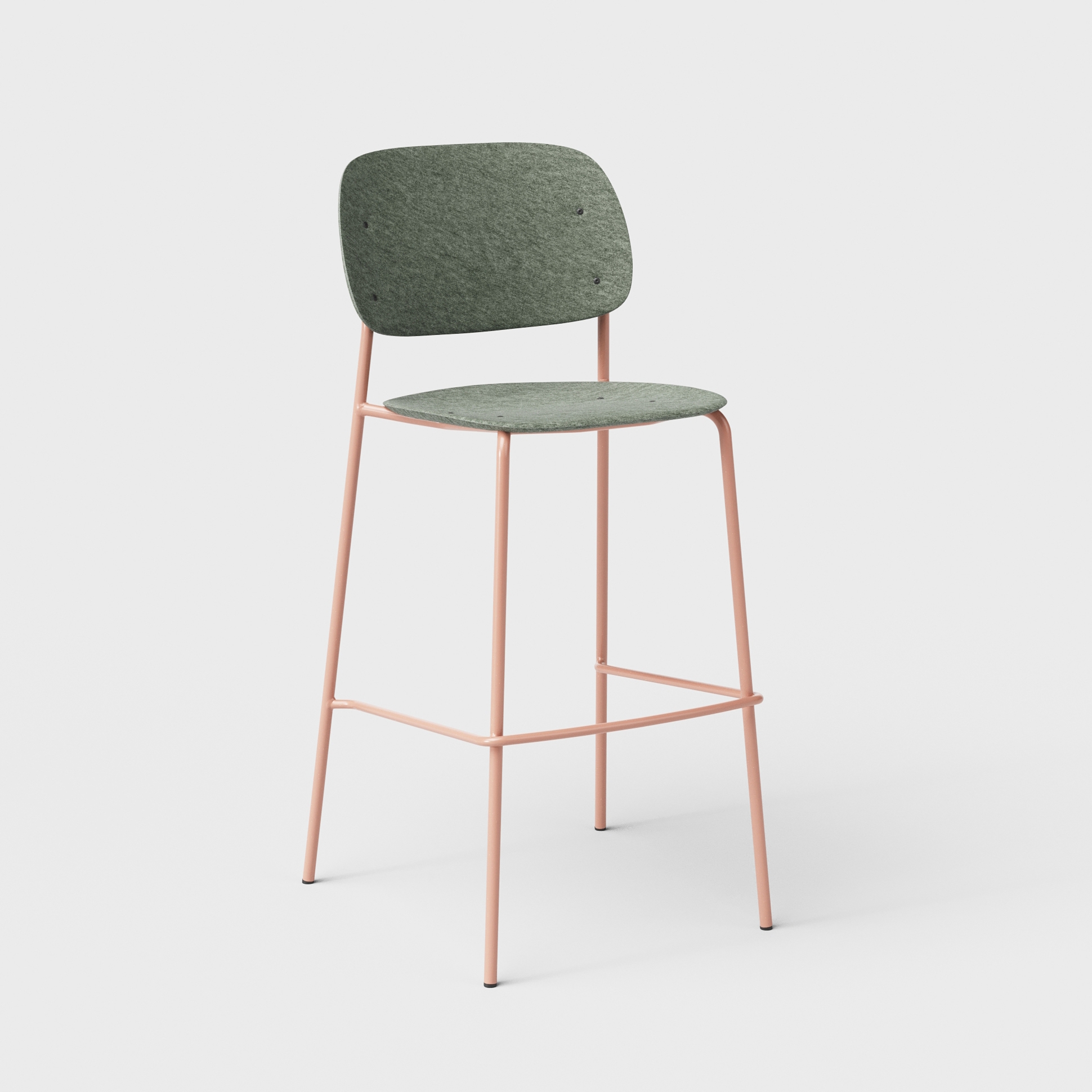 Display product Hale PET Felt Bar Stool from manufacturer De Vorm