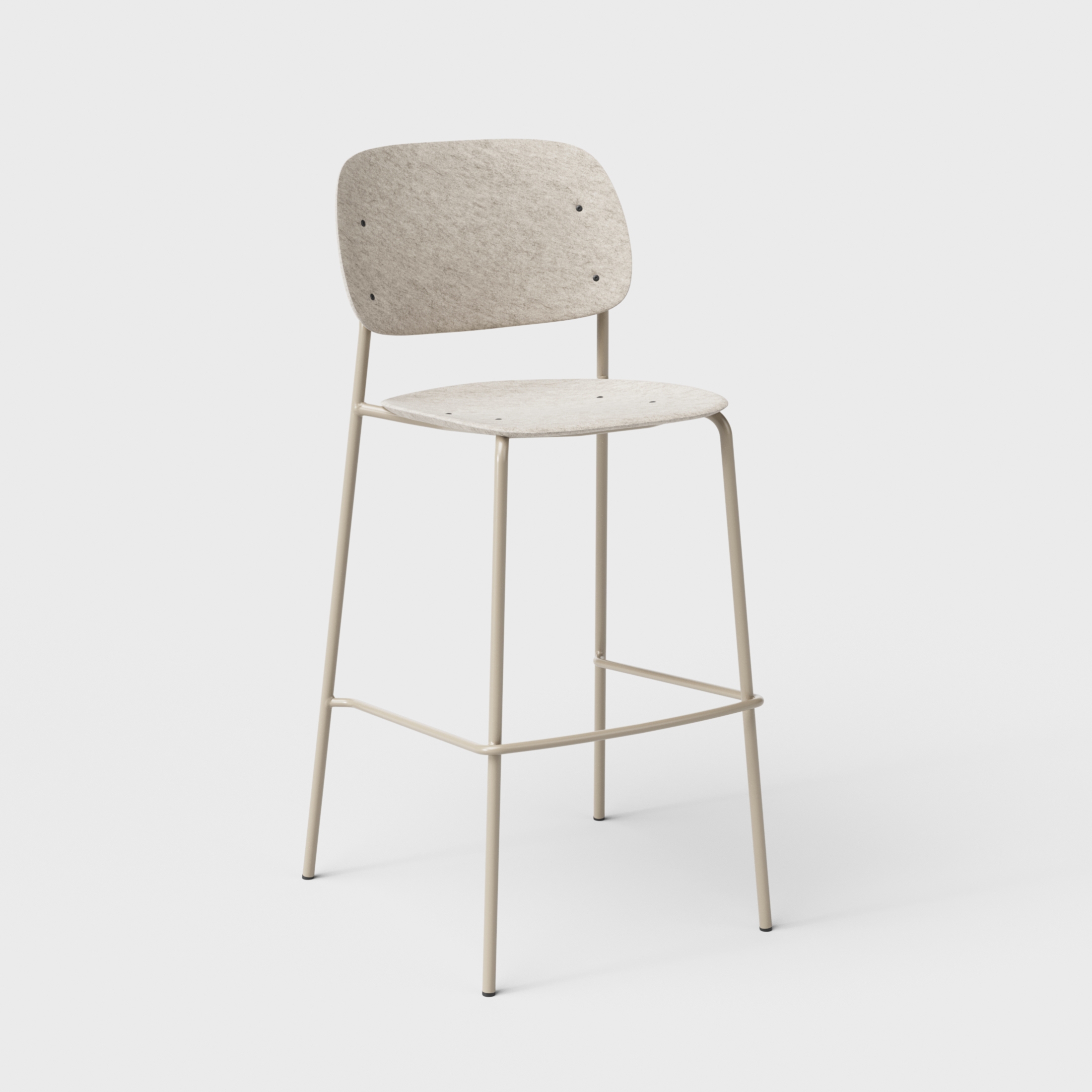 Hale PET Felt Bar Stool