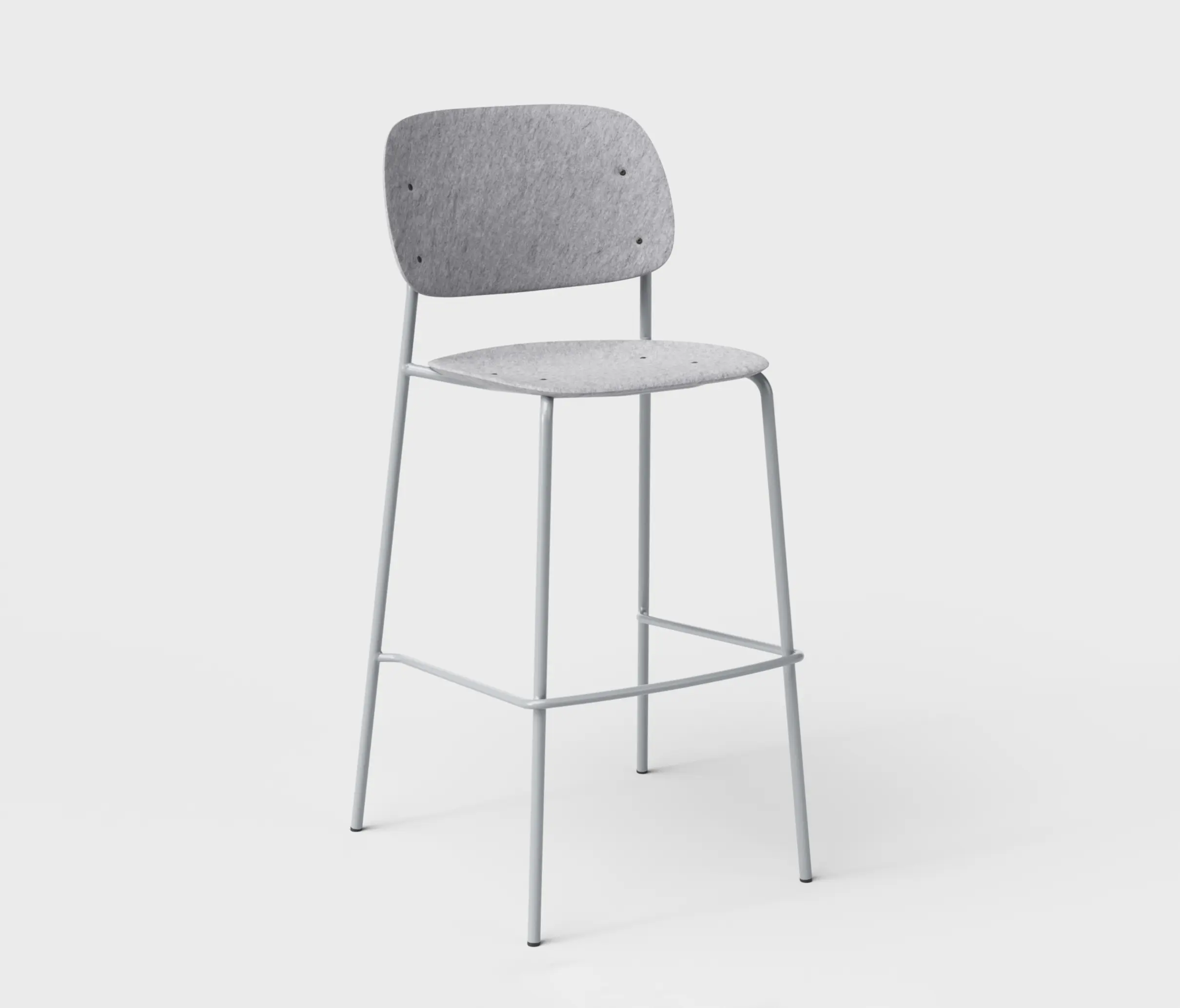 De Vorm - Hale PET Felt Bar Stool