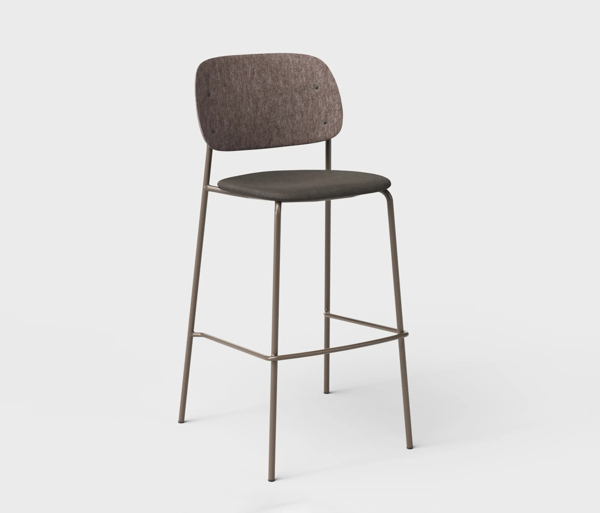 De Vorm - Hale PET Felt Bar Stool Upholstered