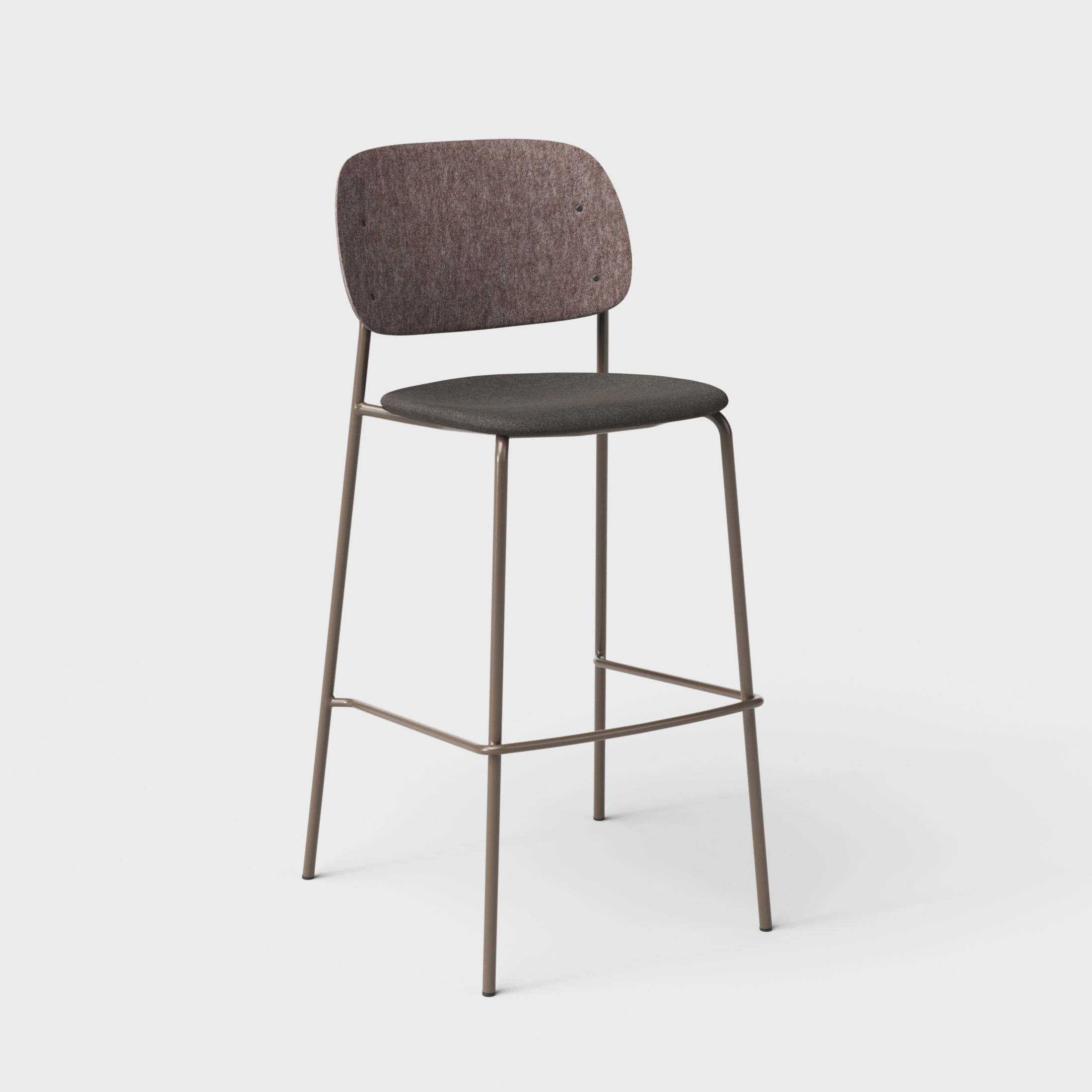 Hale PET Felt Bar Stool Upholstered