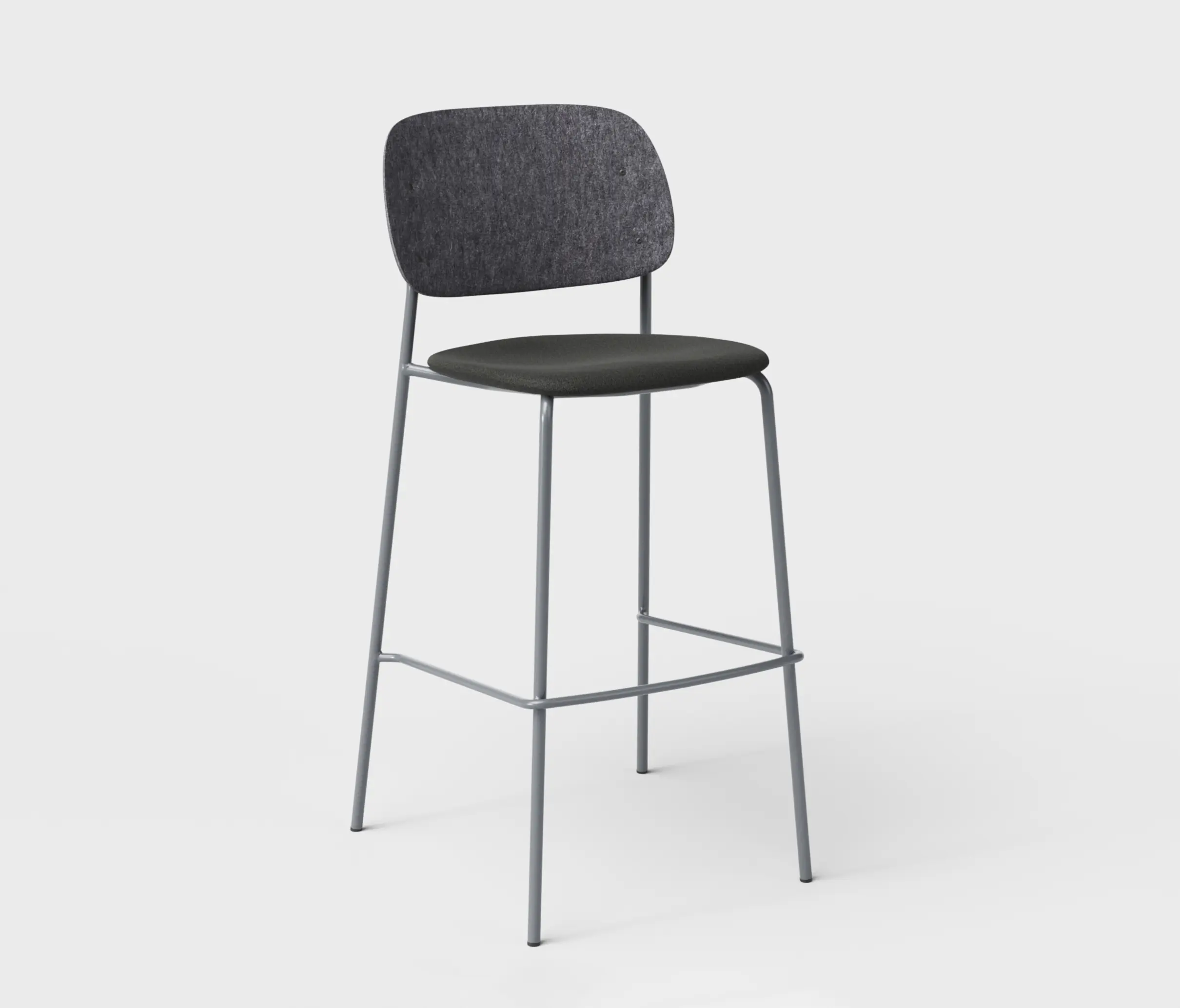 De Vorm - Hale PET Felt Bar Stool Upholstered